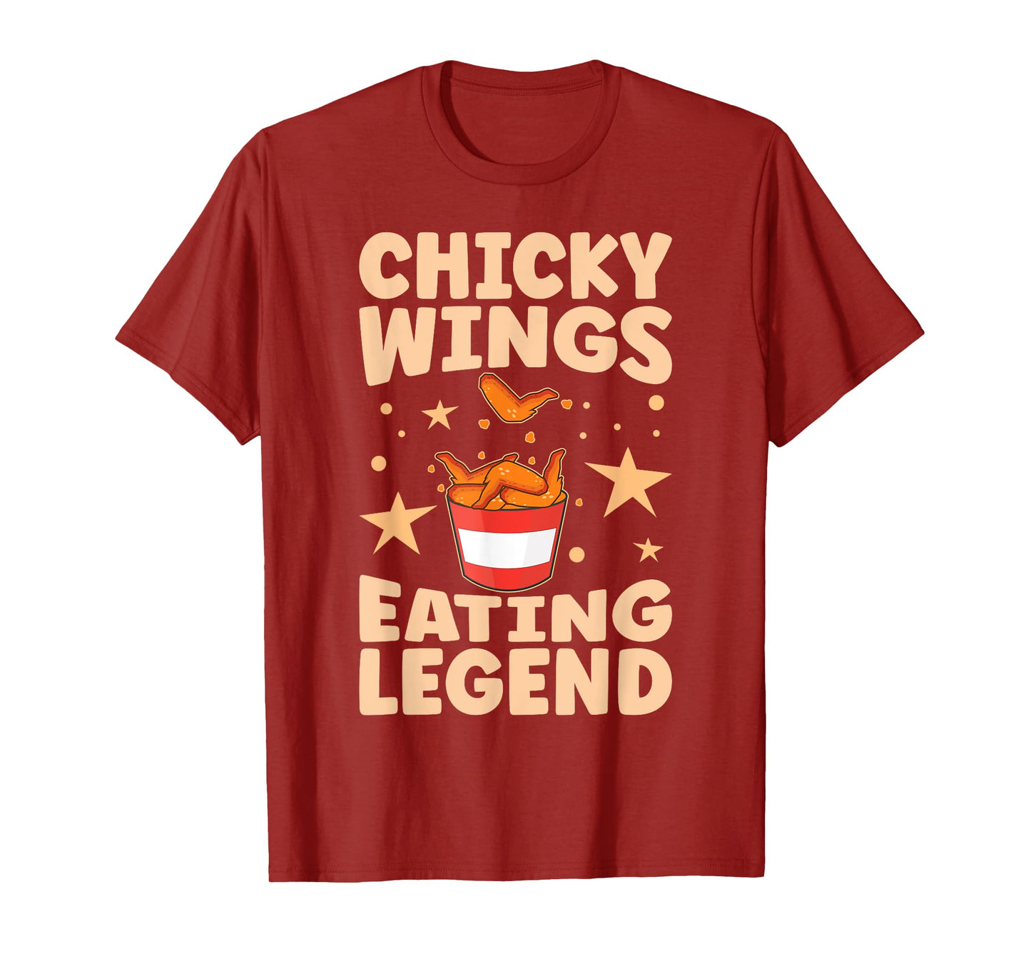 Eating Champion Food Contest Chicken Wing Competitive Eating T-Shirt