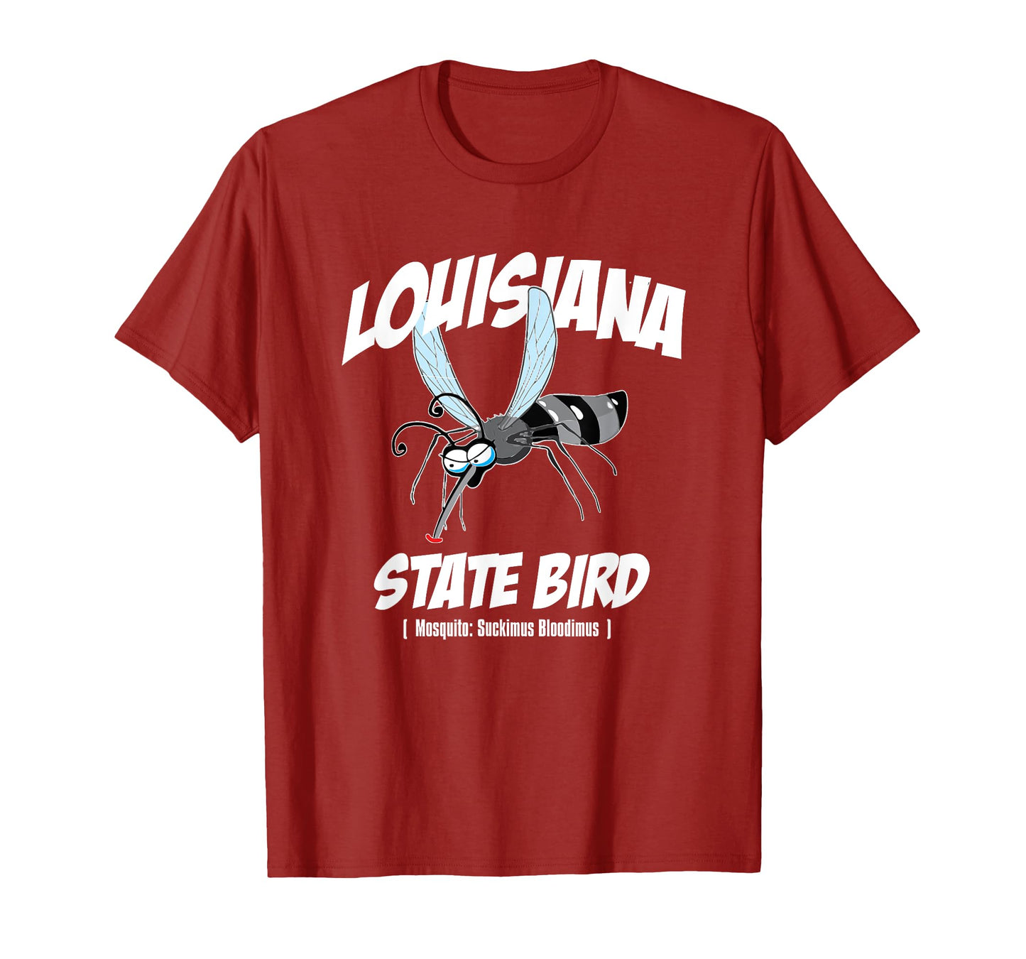 Louisiana State Bird Mosquito Joke Shirt T-Shirt