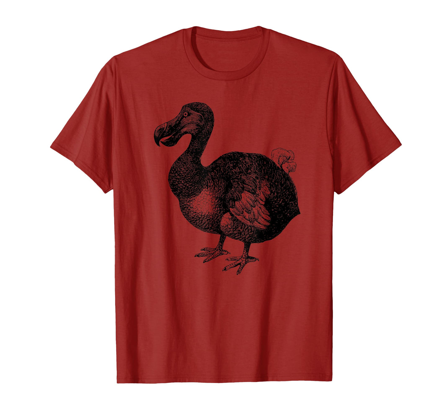 Dodo Bird T-Shirt Bird Ornithology Black Line Drawing Shirt T-Shirt