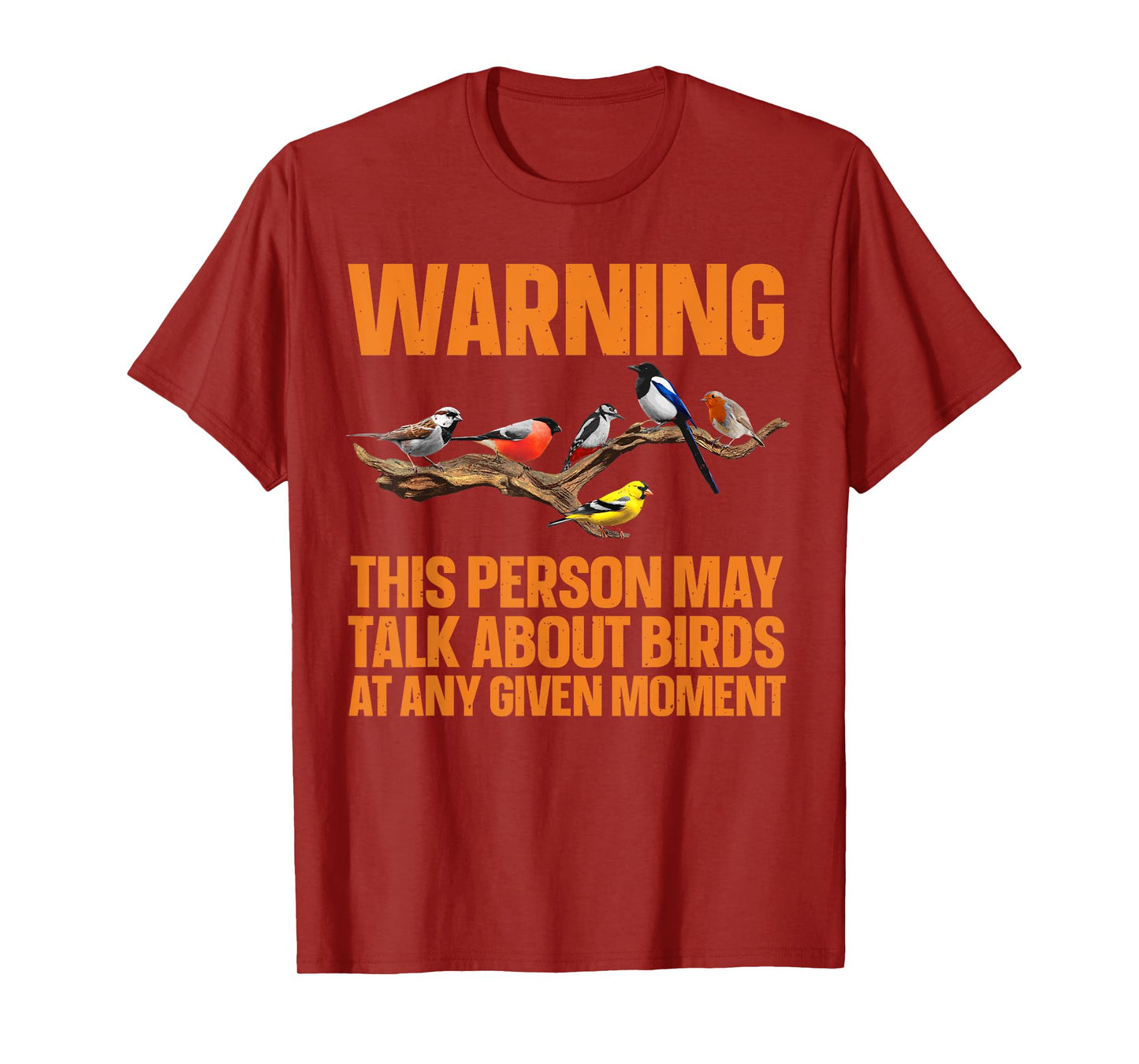 Funny Bird Watching Art For Men Women Bird Watcher Birding T-Shirt