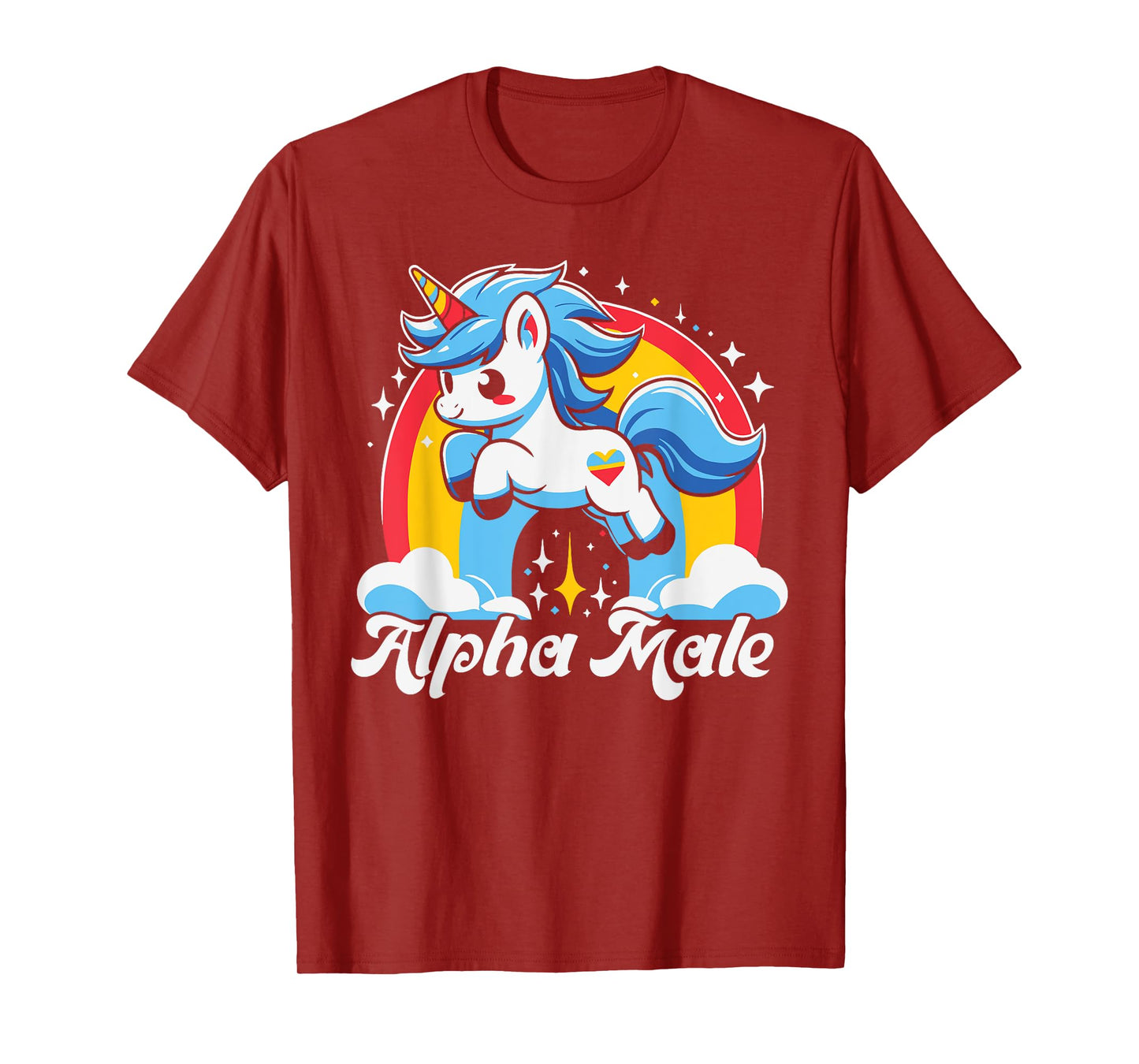 Unicorn Alpha Male Funny Unicorn Lover T-Shirt