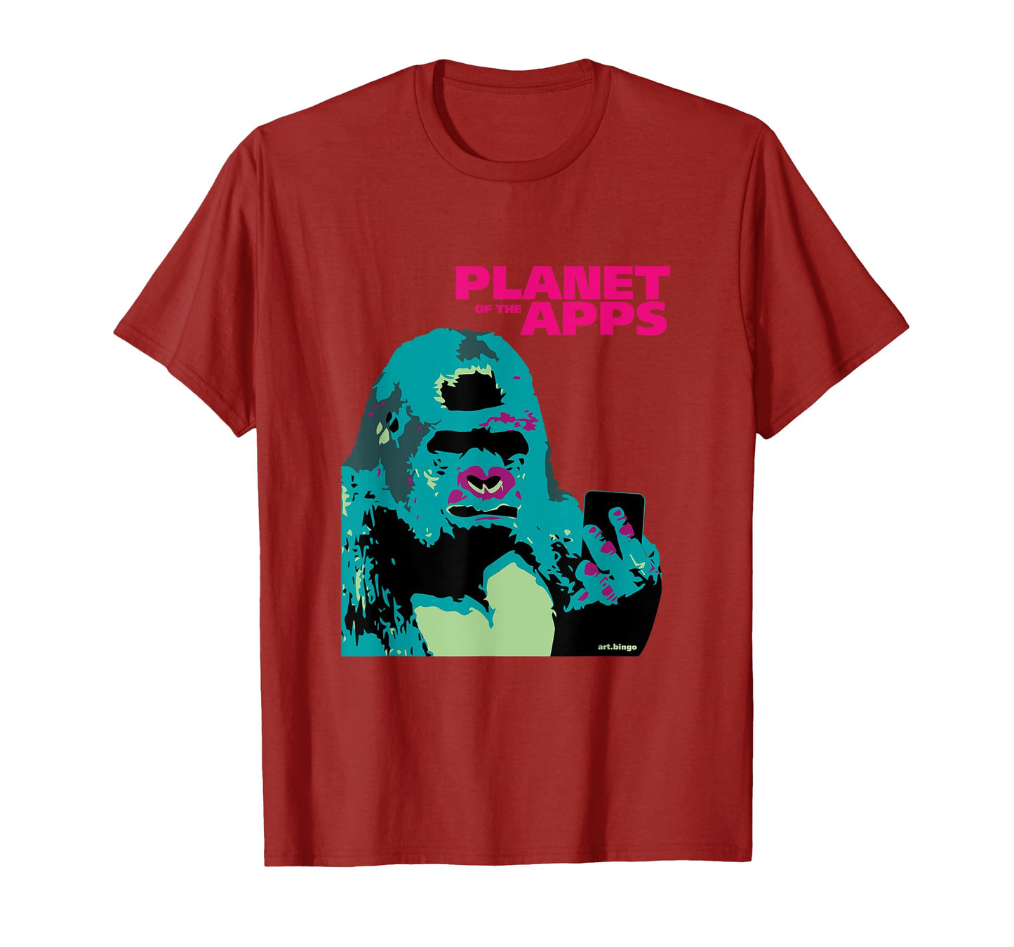 Great Apes with Apps Planet T-Shirt