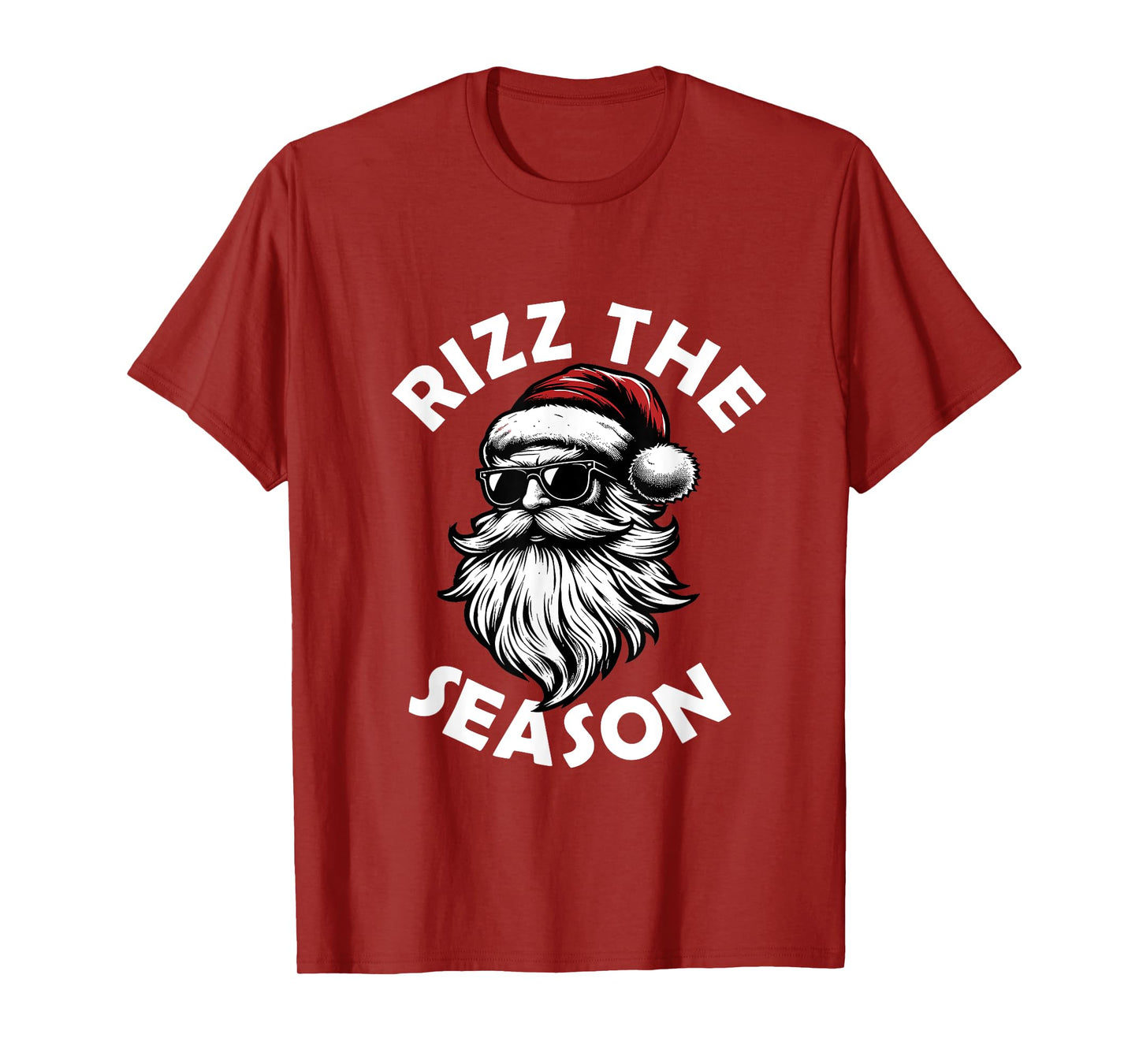 Rizz the Season Funny Santa Christmas T-Shirt