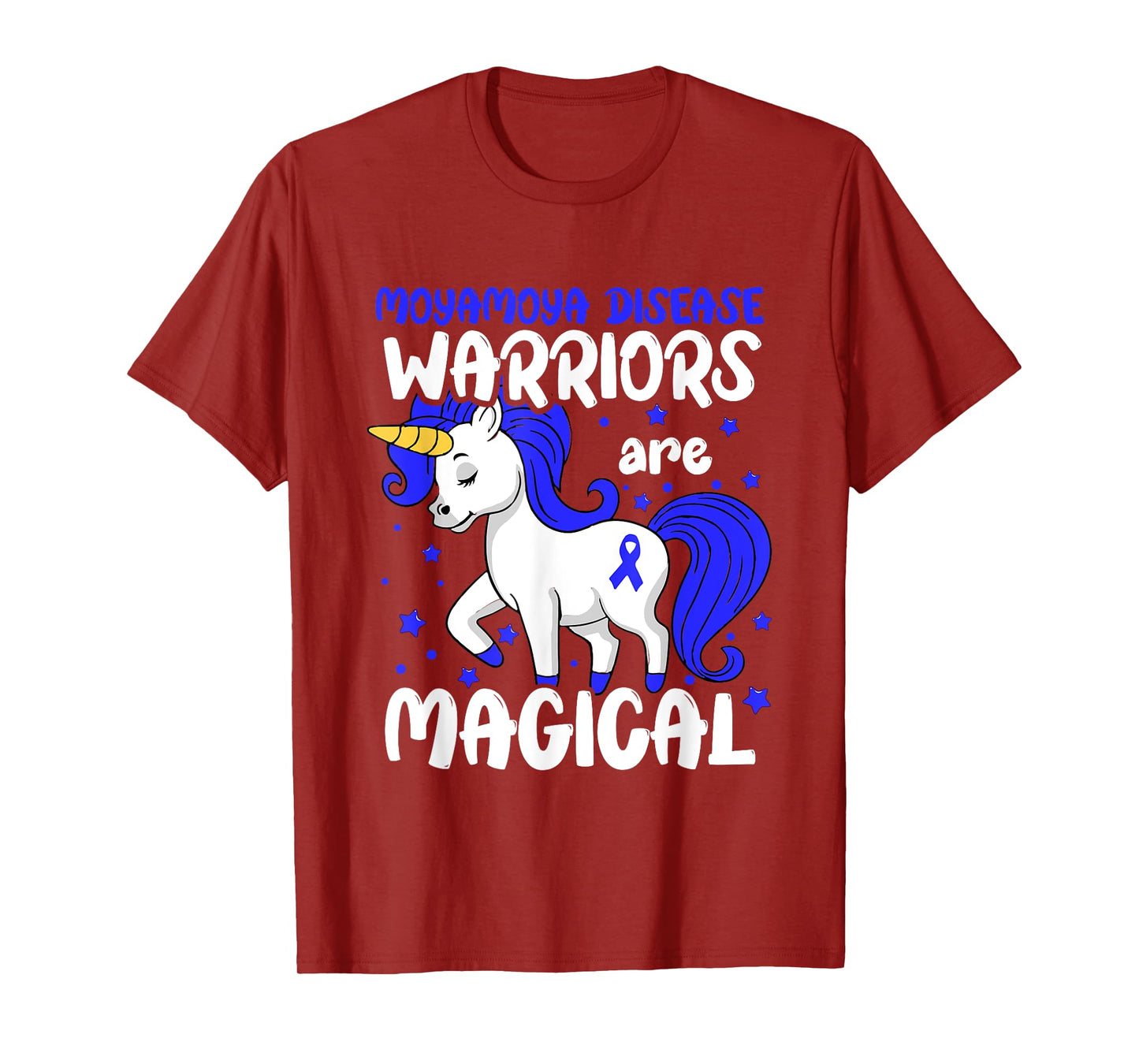 Moyamoya Disease Warrior Blue Moyamoya Disease Awareness T-Shirt