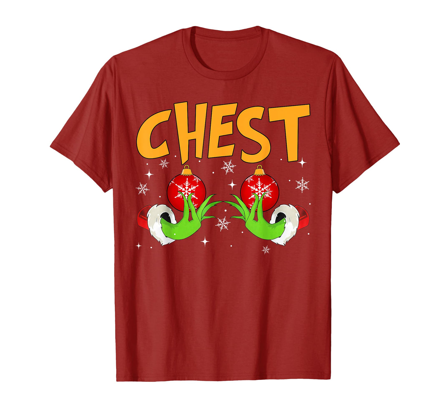 Chest Nuts Matching Chestnuts Christmas Snow Couples Women T-Shirt