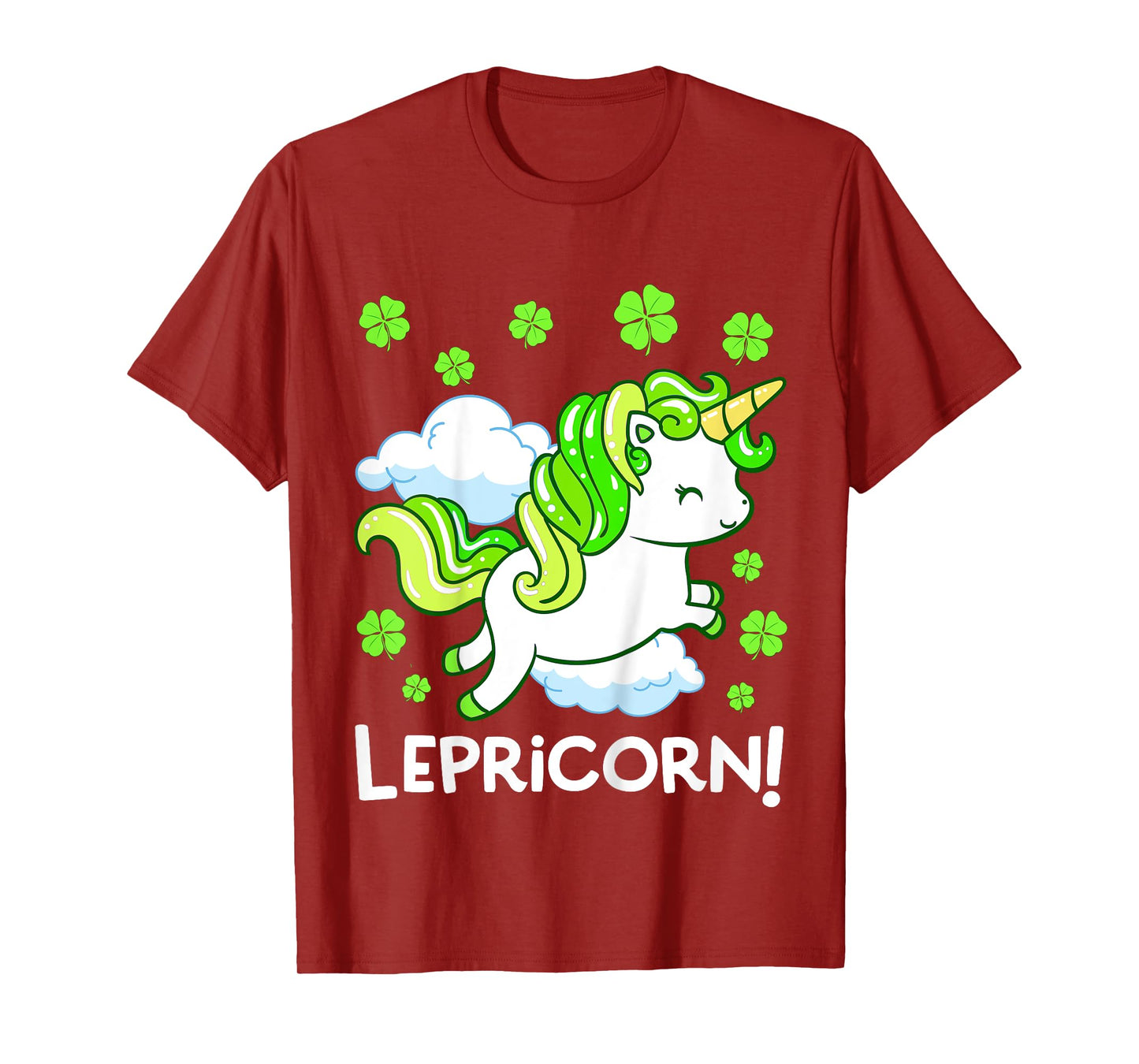Kids Lepricorn St Patricks Day Unicorn Girls Kids Toddler T-Shirt