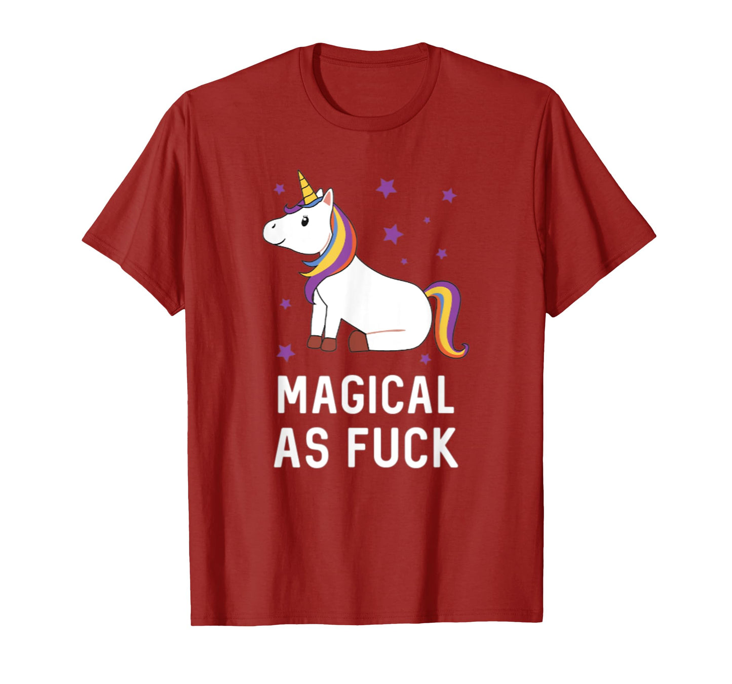 Magical as Fuck Unicorn Majestic Rainbow Gift T-Shirt