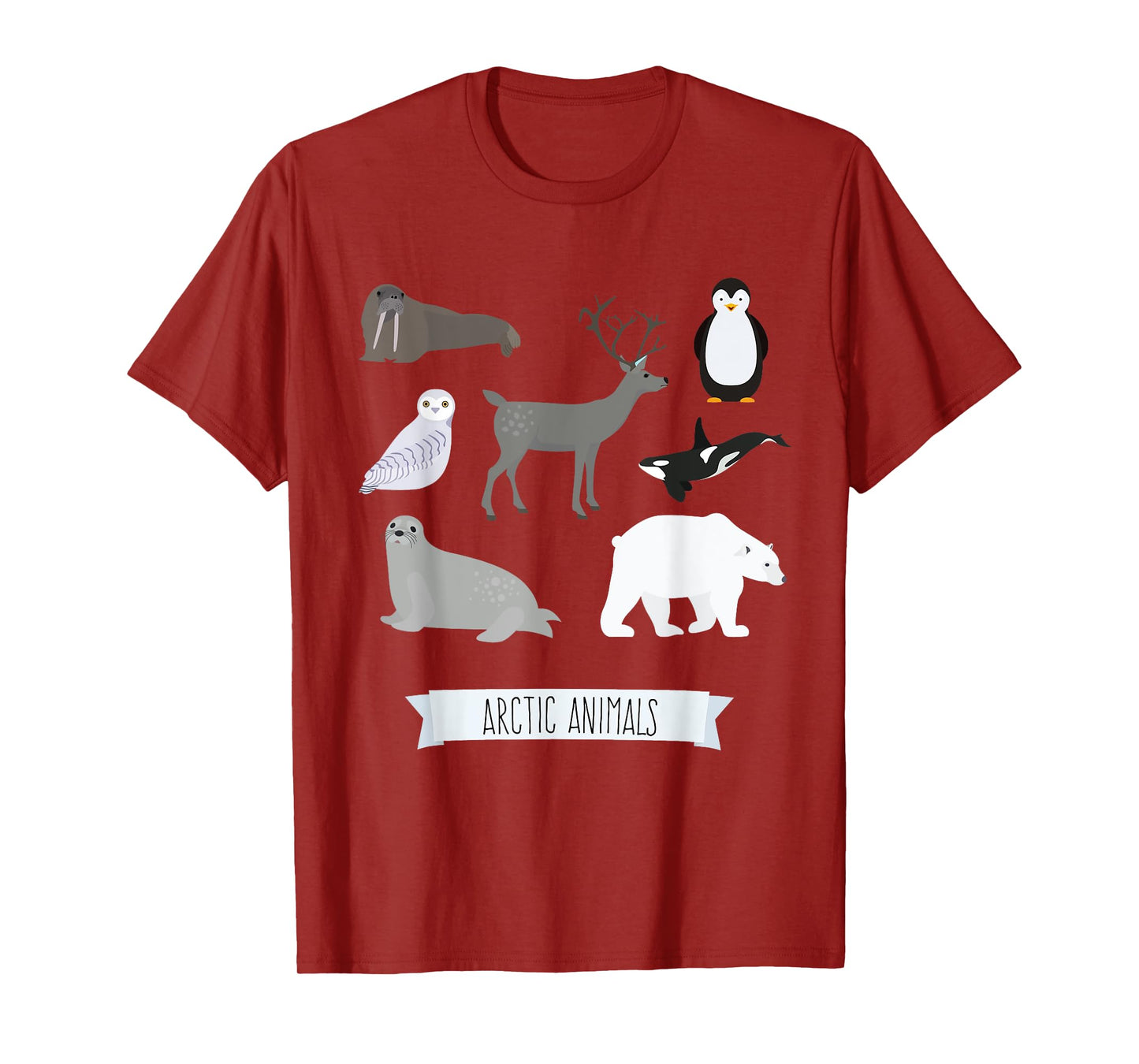 Arctic Animal Gift Collection Cute Animals Gift for Kids T-Shirt