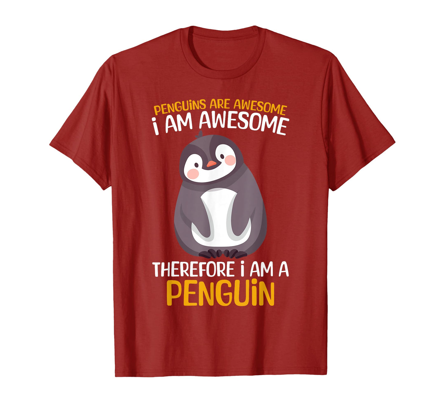 Penguins Are Awesome I Am Penguin Lover Lazy Halloween T-Shirt