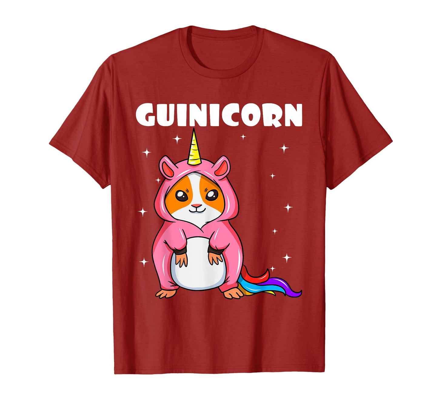 Guinicorn Guinea Pig White Unicorn Mystical Horse Rodent T-Shirt