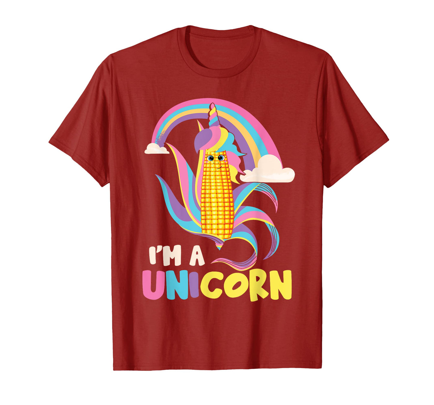 I'm A Unicorn | Funny Maize Corn Cob Kids Farming Corn T-Shirt