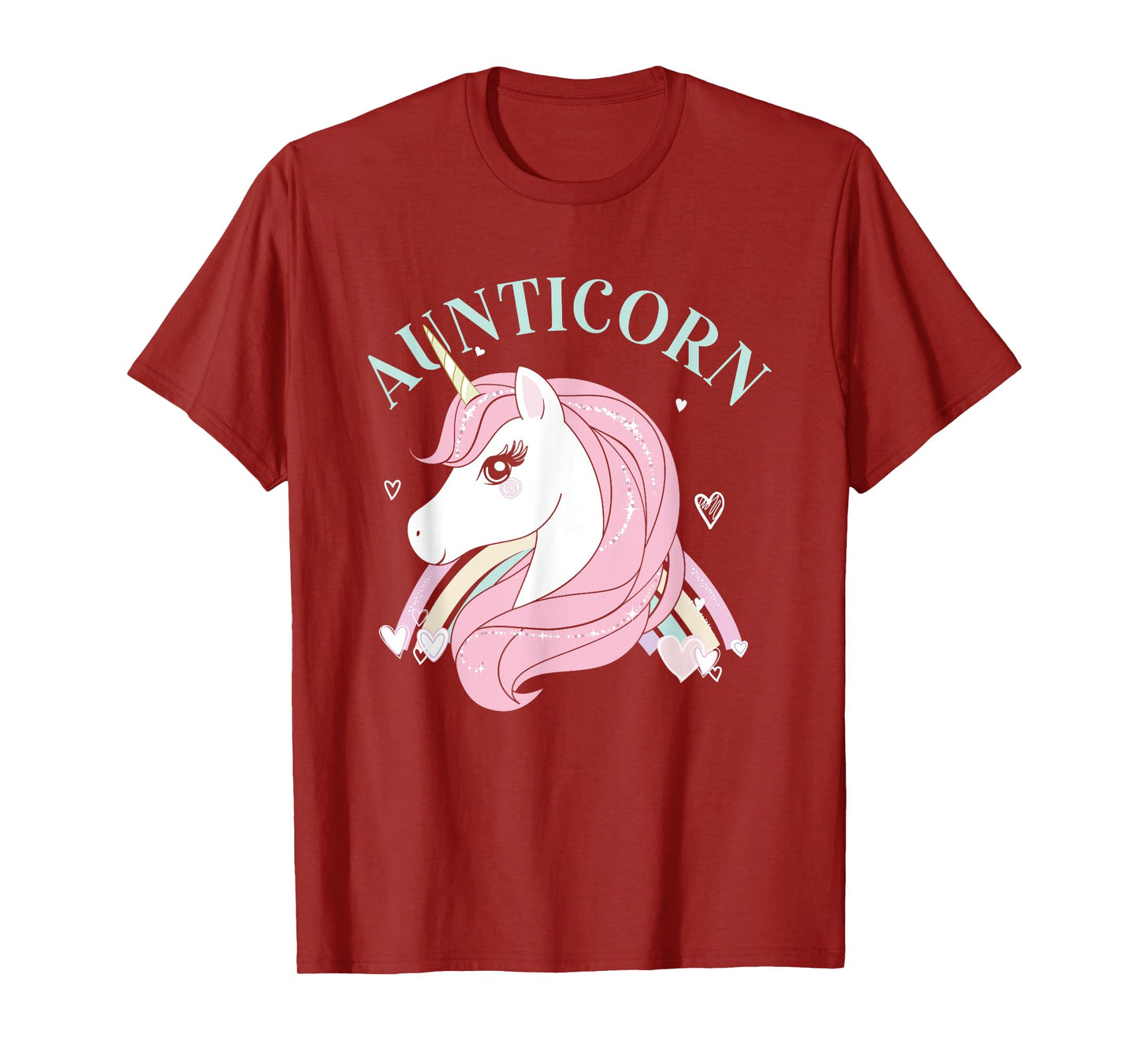 Aunticorn Aunt Unicorn Auntie Niece Nephew Sister Uncle Mom T-Shirt