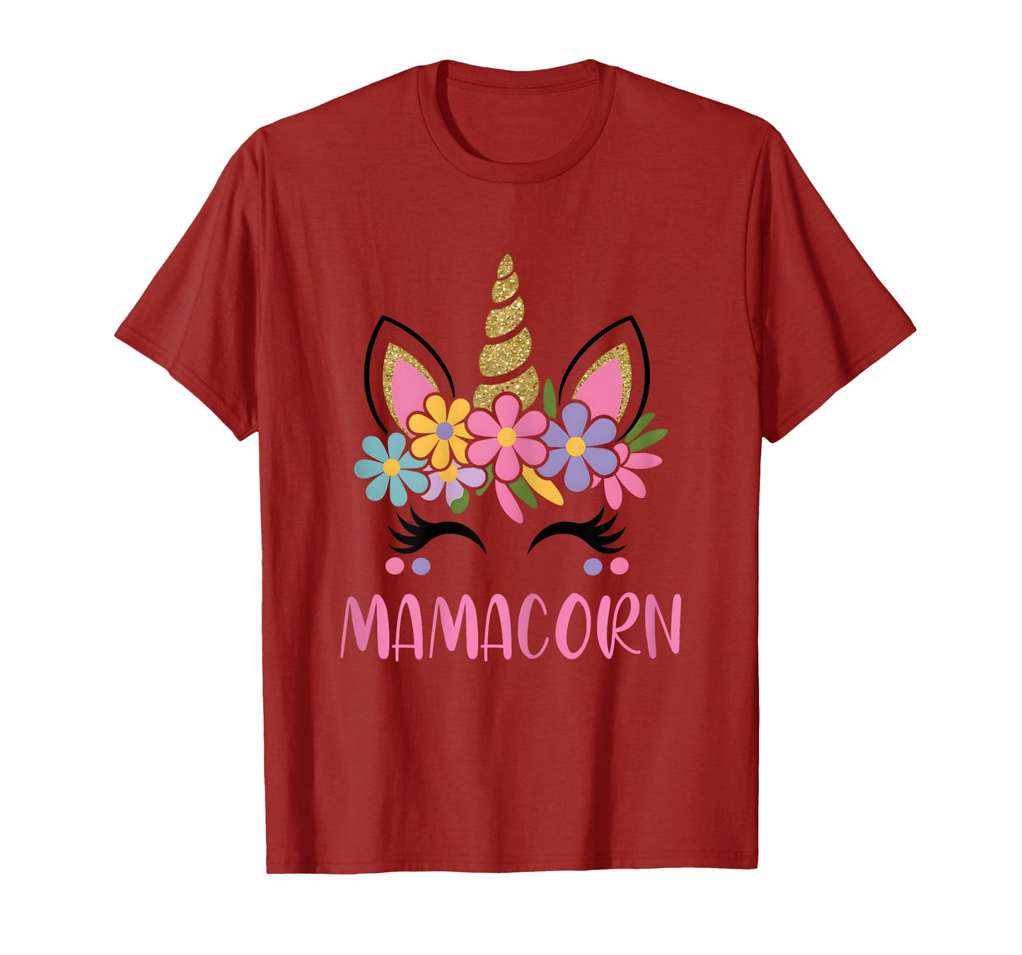 Funny Mamacorn Costume Mothers Day Unicorn Mom Women Mother T-Shirt