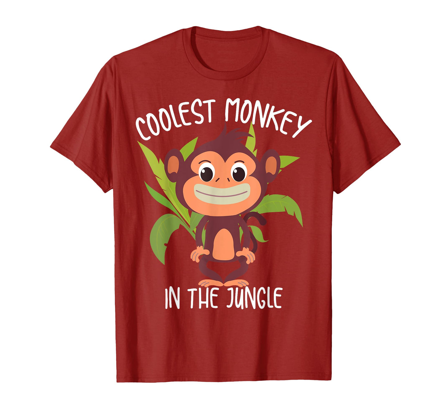 Coolest Monkey In The Jungle | Funny Cute Ape Lover Boy Gift T-Shirt