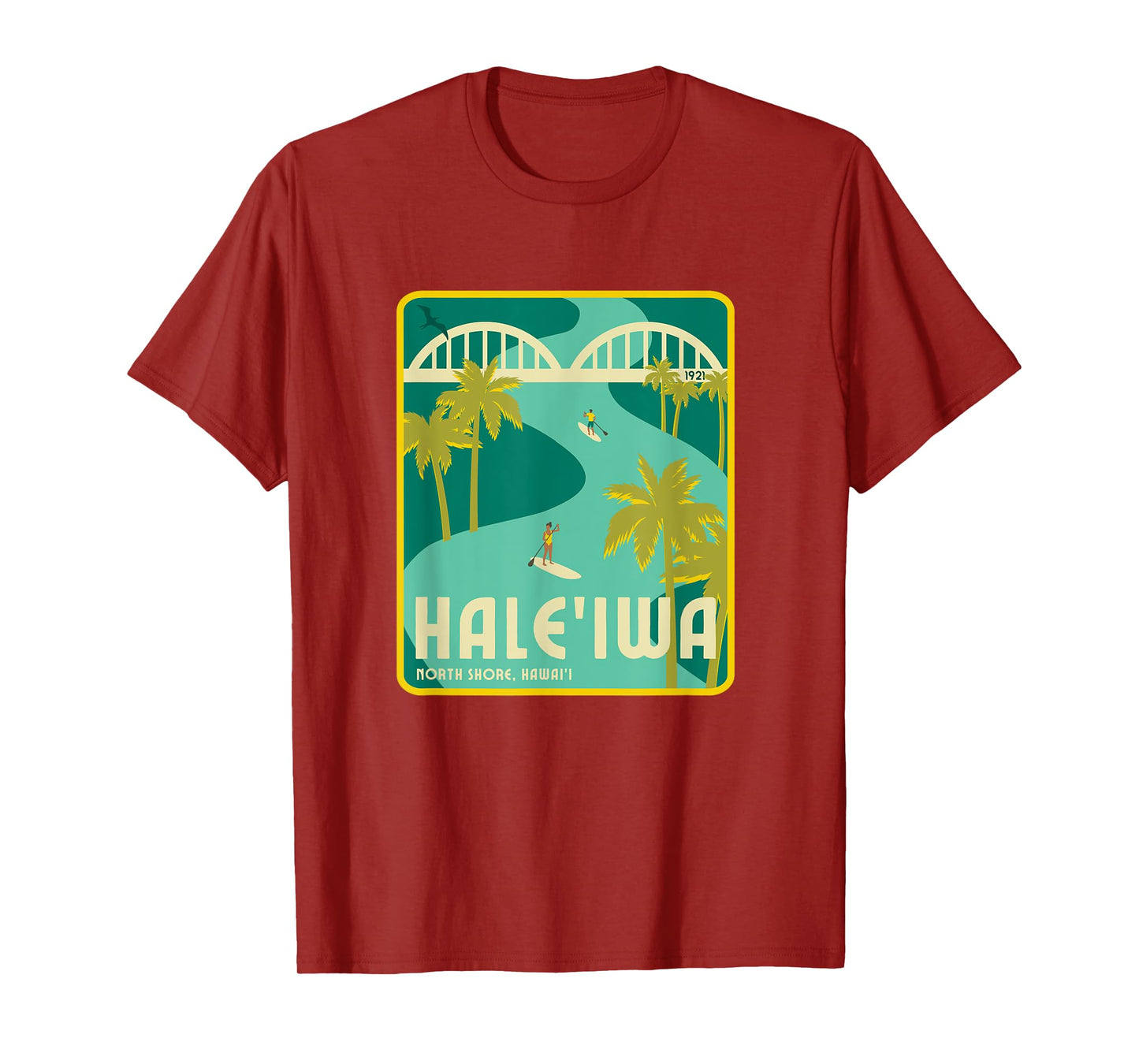 Retro Hale'iwa North Shore Hawaii T-Shirt