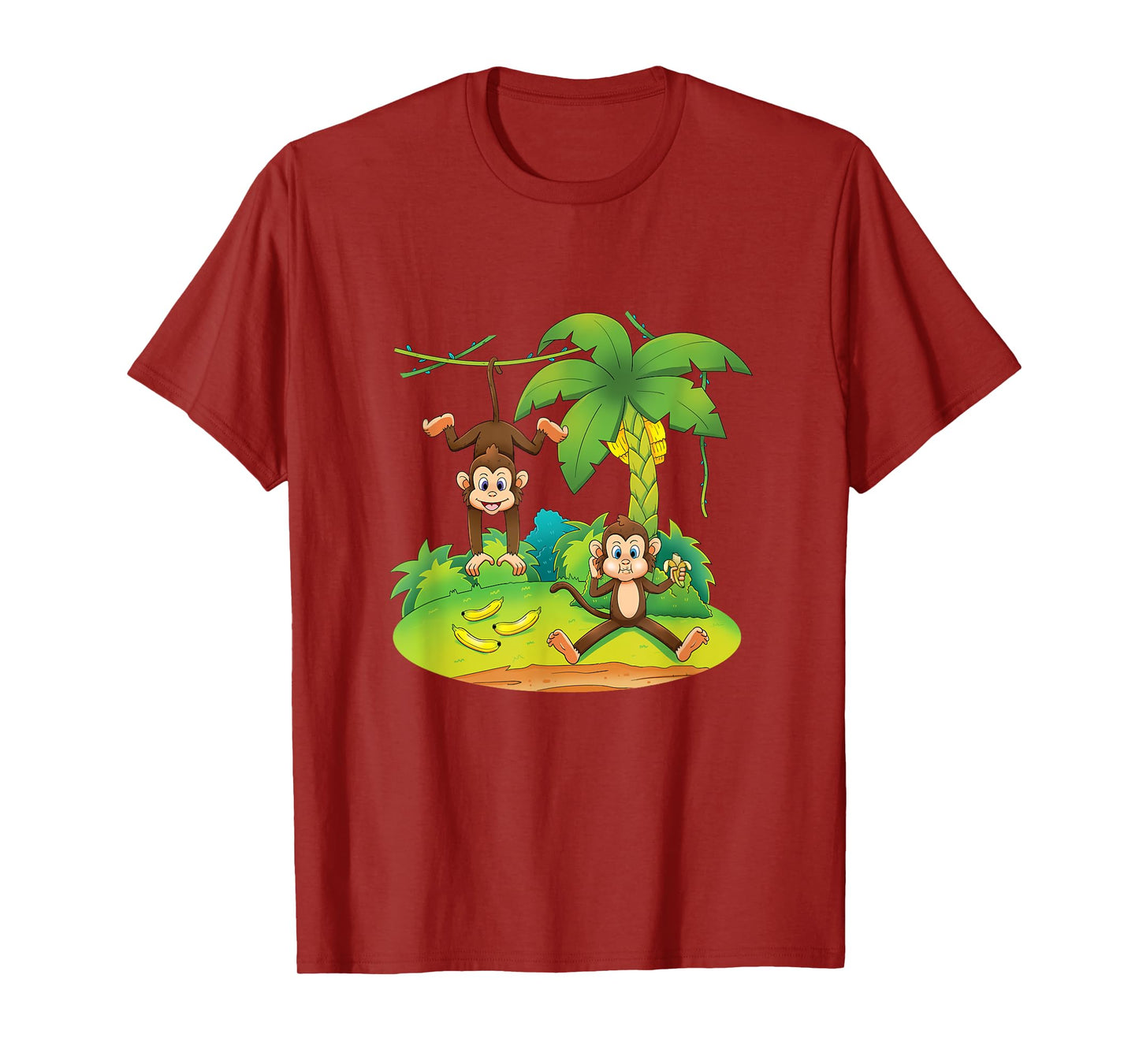 MONKEYS IN TREES Jungle Animals Cute Birthday Gift T Shirt T-Shirt