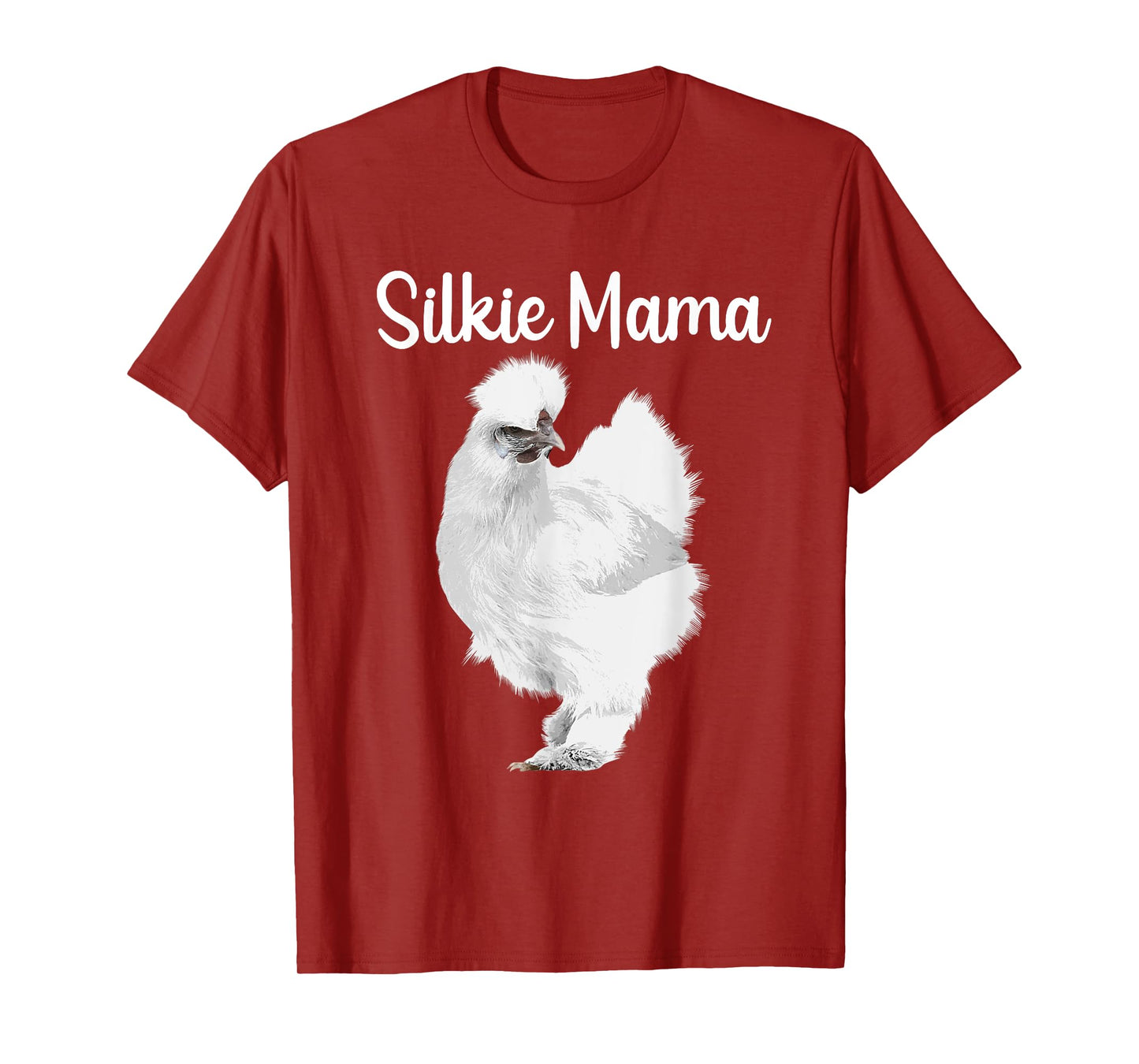 Funny Silkie Mama Design For Mom Women Silkie Chicken Lover T-Shirt