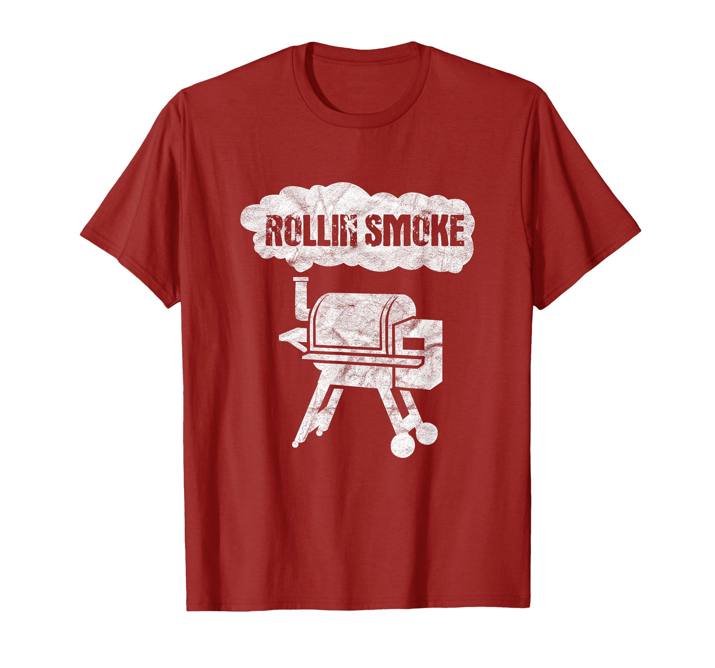 BBQ Barbecue Grill Grilling Funny Rollin Smoke T-Shirt