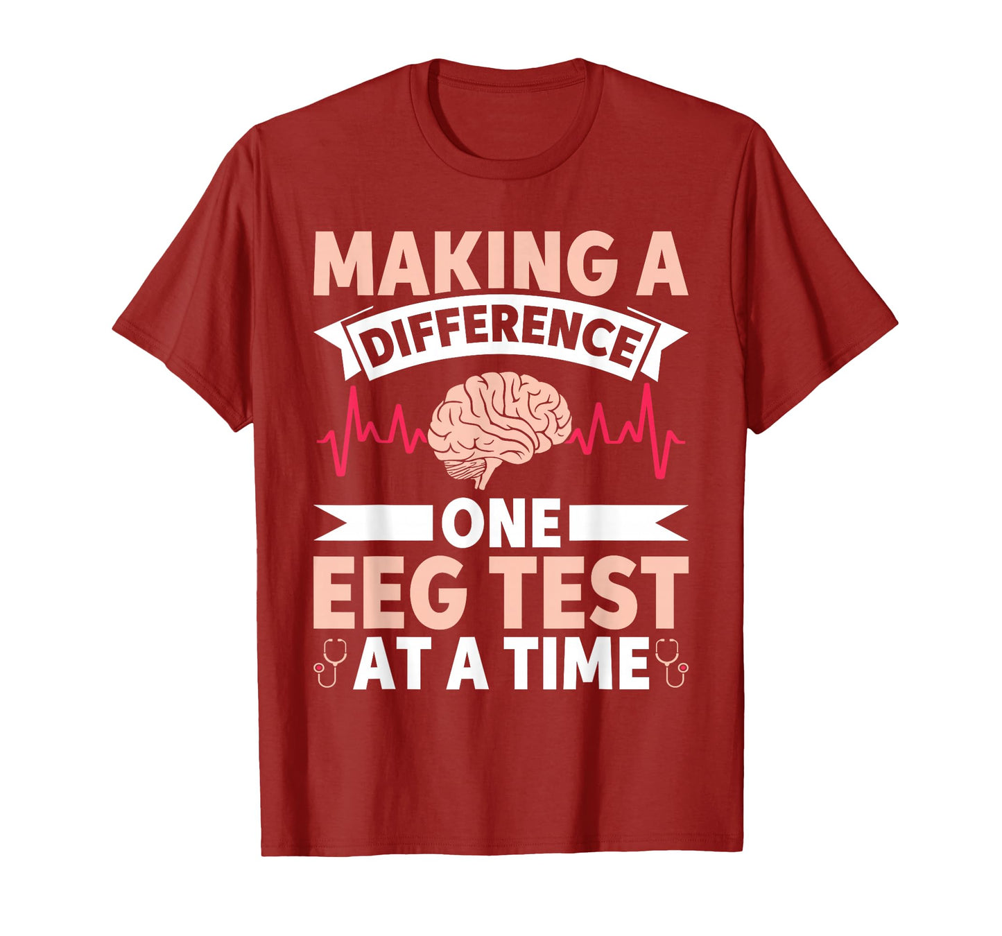 Funny Medical Neuro Tech EEG Technologist Tee EEG Tech T-Shirt