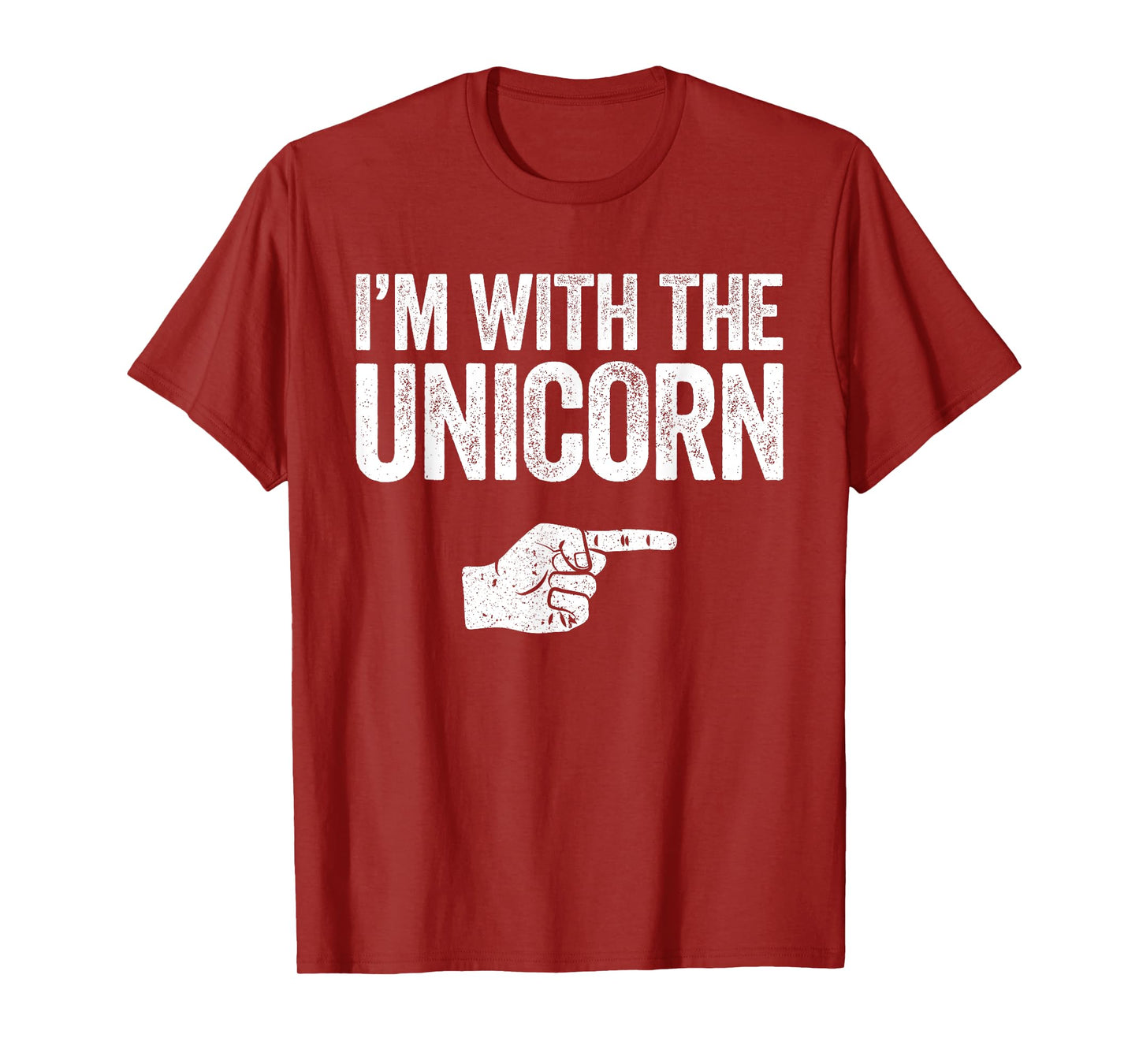 I'm With The Unicorn T-Shirt Matching Unicorn Costume Shirt T-Shirt