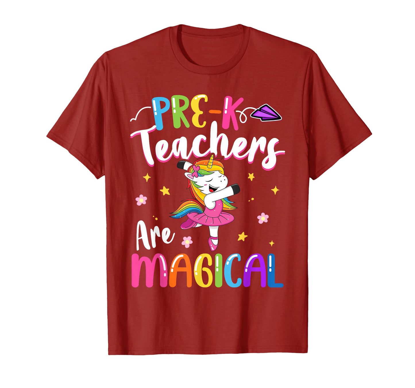 Pre-K Teachers Are Magical Pre Kindergarten Unicorn Teacher T-Shirt