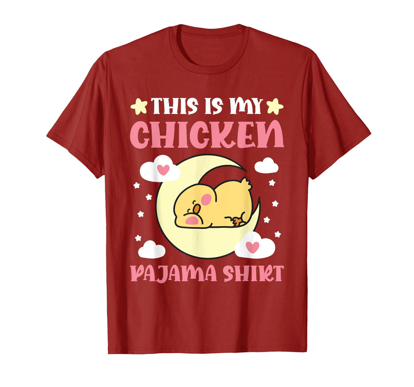 Cute PJ Teen Boys Girls PJs Funny This Is My Chicken Pajama T-Shirt