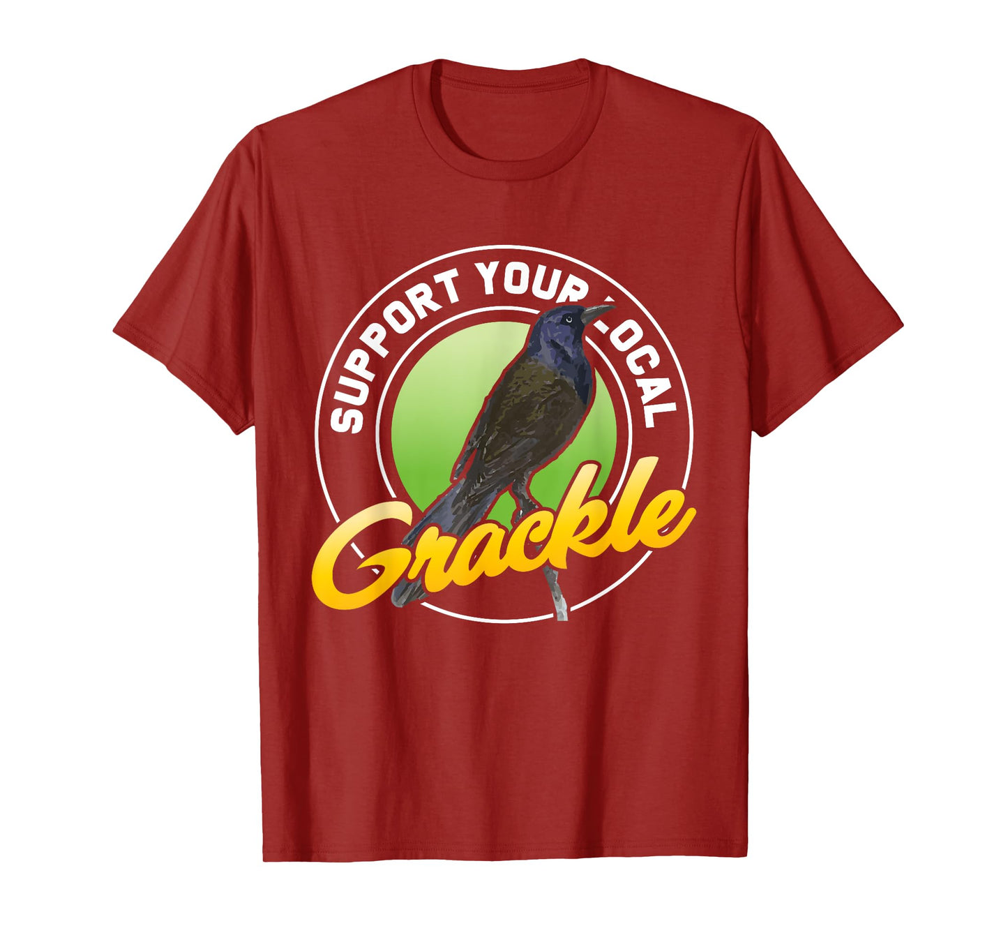 Quiscalus Grackle Bird Kawaii Bird Lover T-Shirt