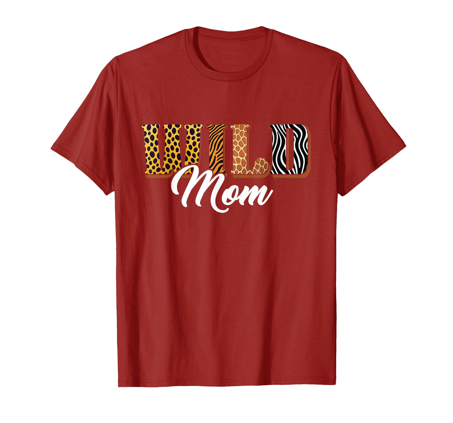 Wild Mom Zoo Safari Jungle Animal Birthday Matching Family T-Shirt