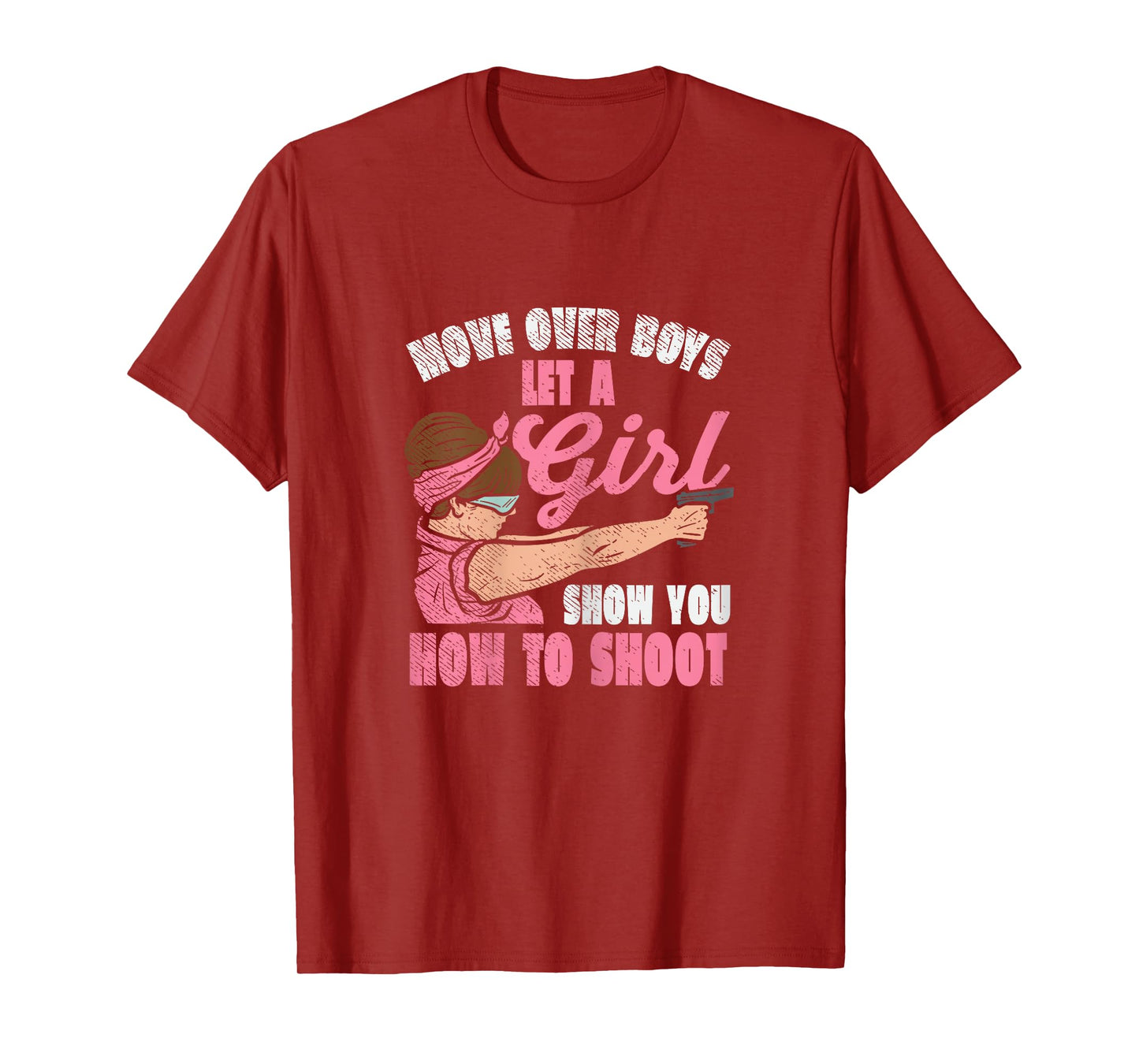ompetetive Shooting, Long Range Shooting, Skeet Girl T-Shirt