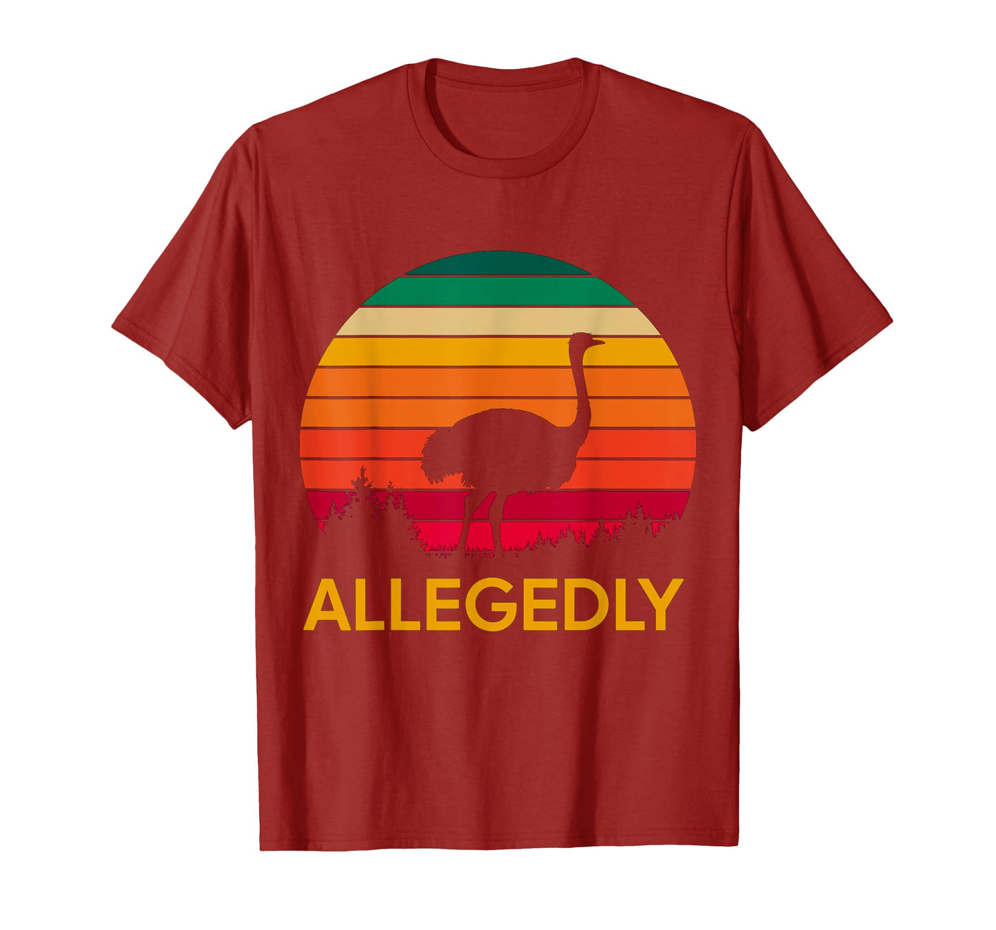 Retro Allegedly Ostrich T-Shirt
