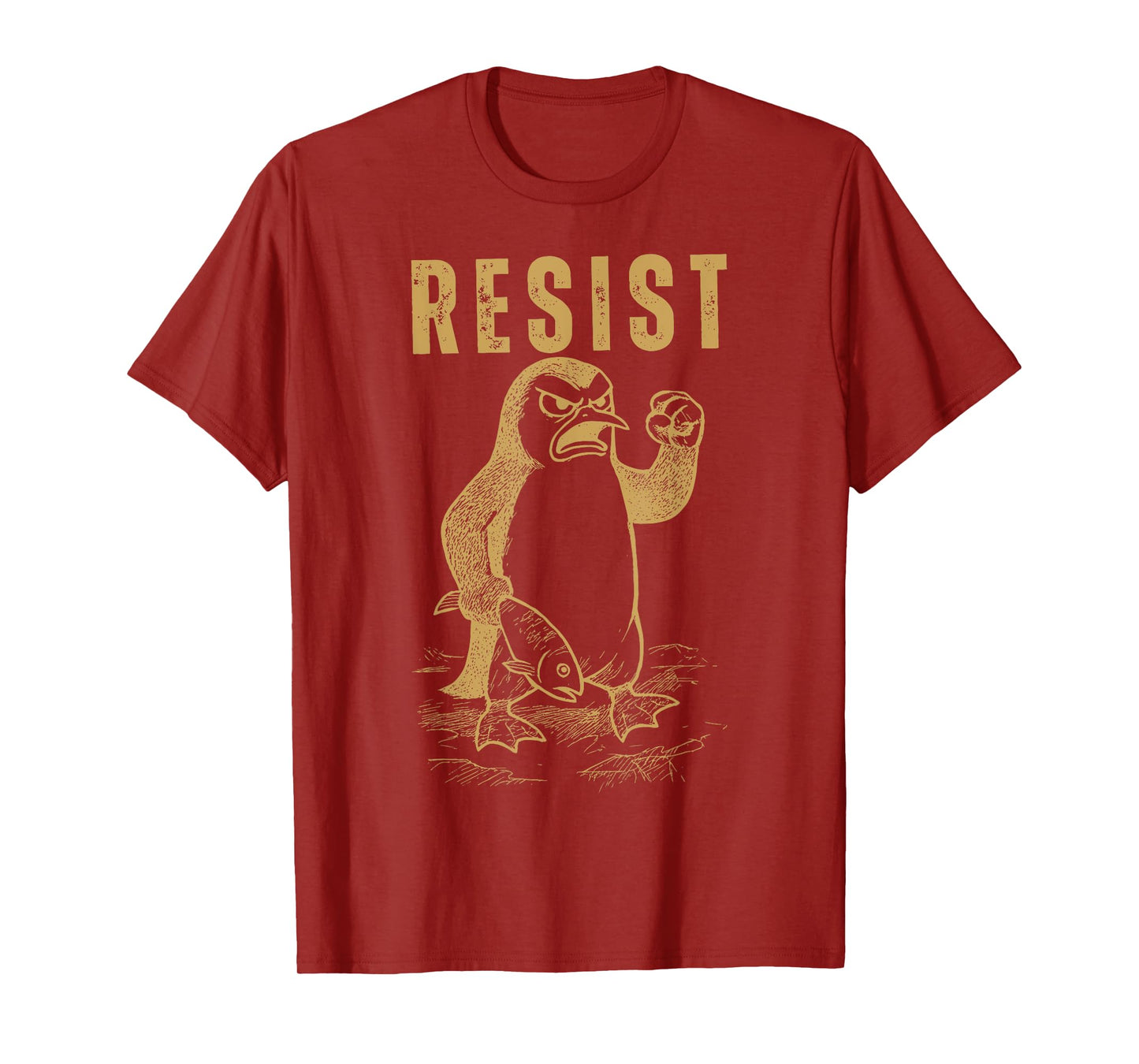 Penguins Resist Flippers Up T-Shirt