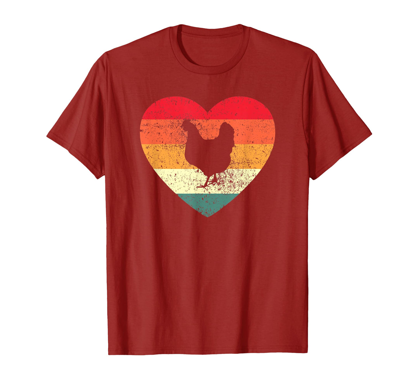Girls I Love Chickens Retro Kids Womens Chicken T-Shirt