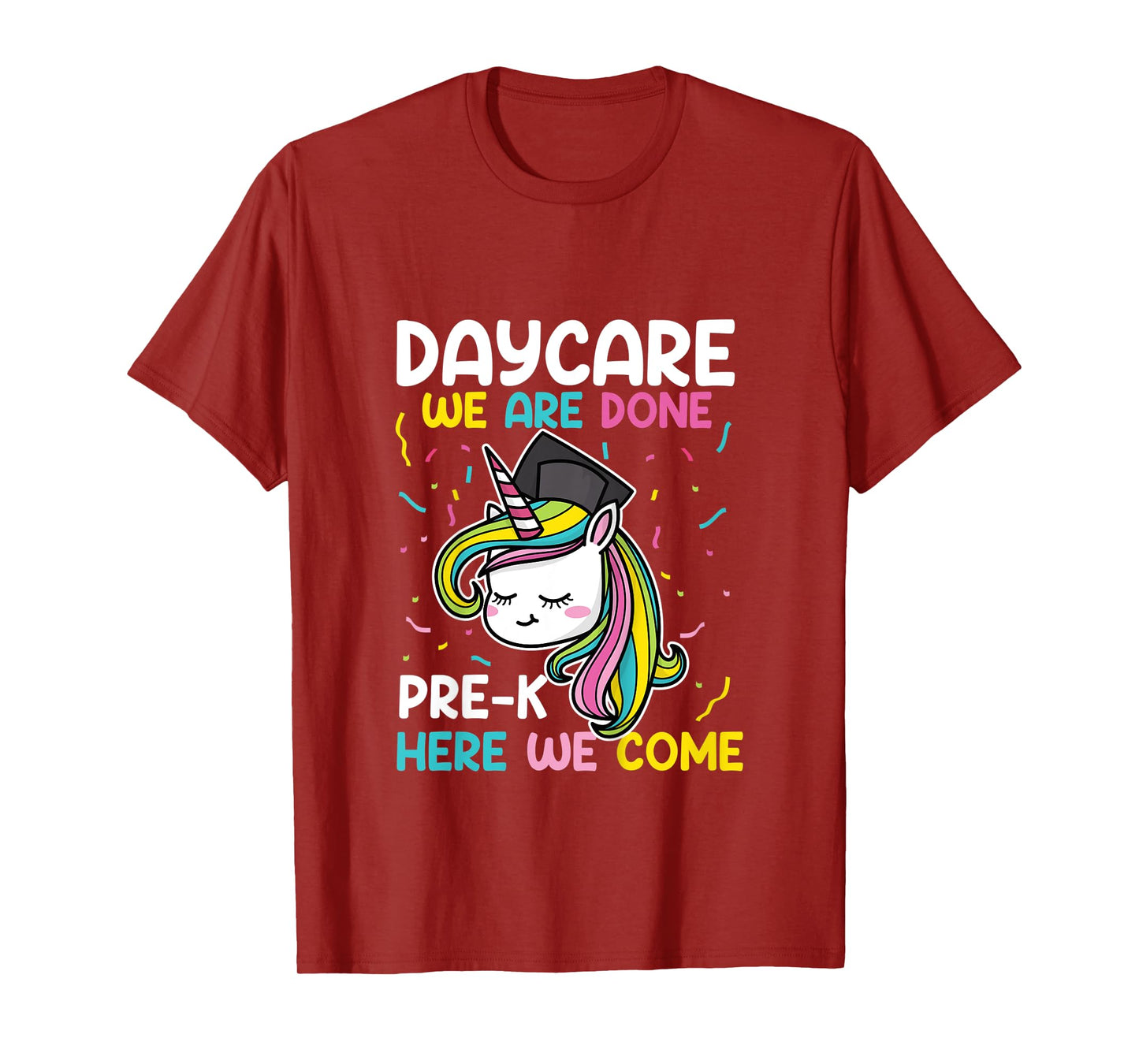 Kids Daycare Graduation Unicorn Last Day of School Kids T-Shirt