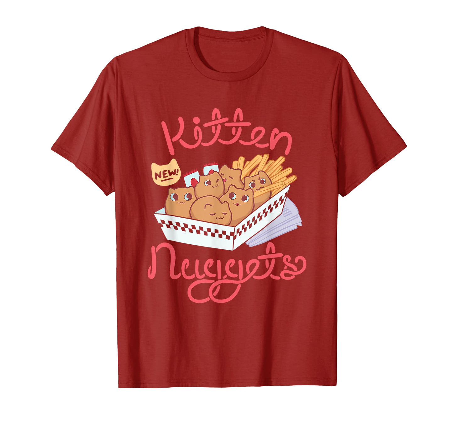 Kitten Nuggets Nugget Kitten Chicken Nugget Lover Gift T-Shirt