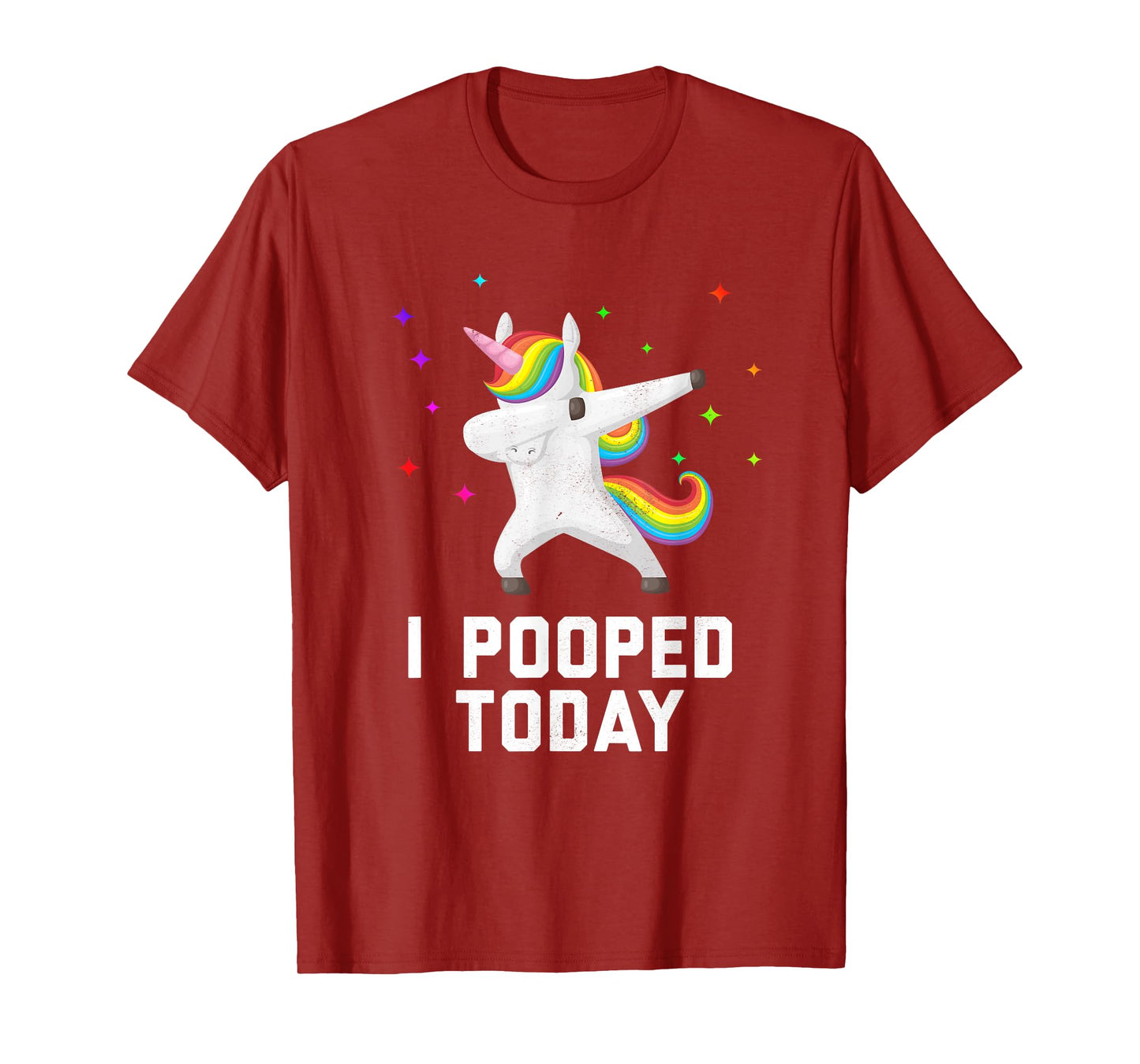 Unicorn Pooped Today Funny Cute Unicorn I pooped Today T-Shirt