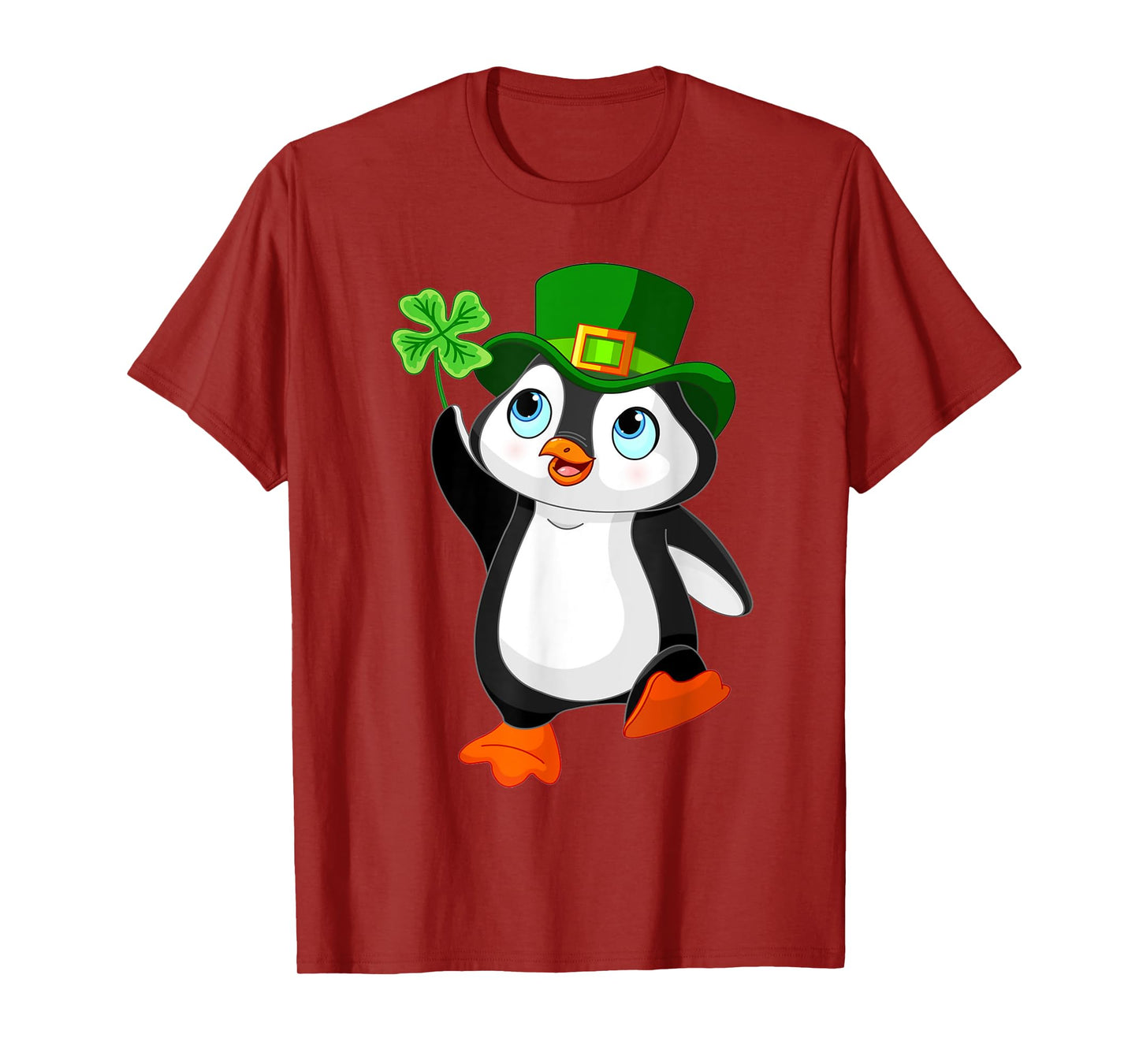 St. Patrick's Day Penguin Shirt, Irish, Shamrock, Clover T-Shirt