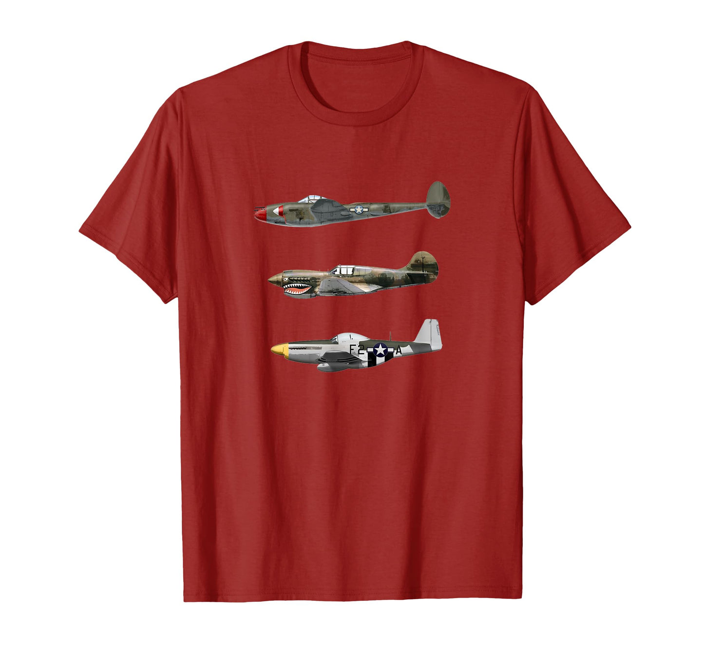 Fighter Airplanes Warbirds T-Shirt