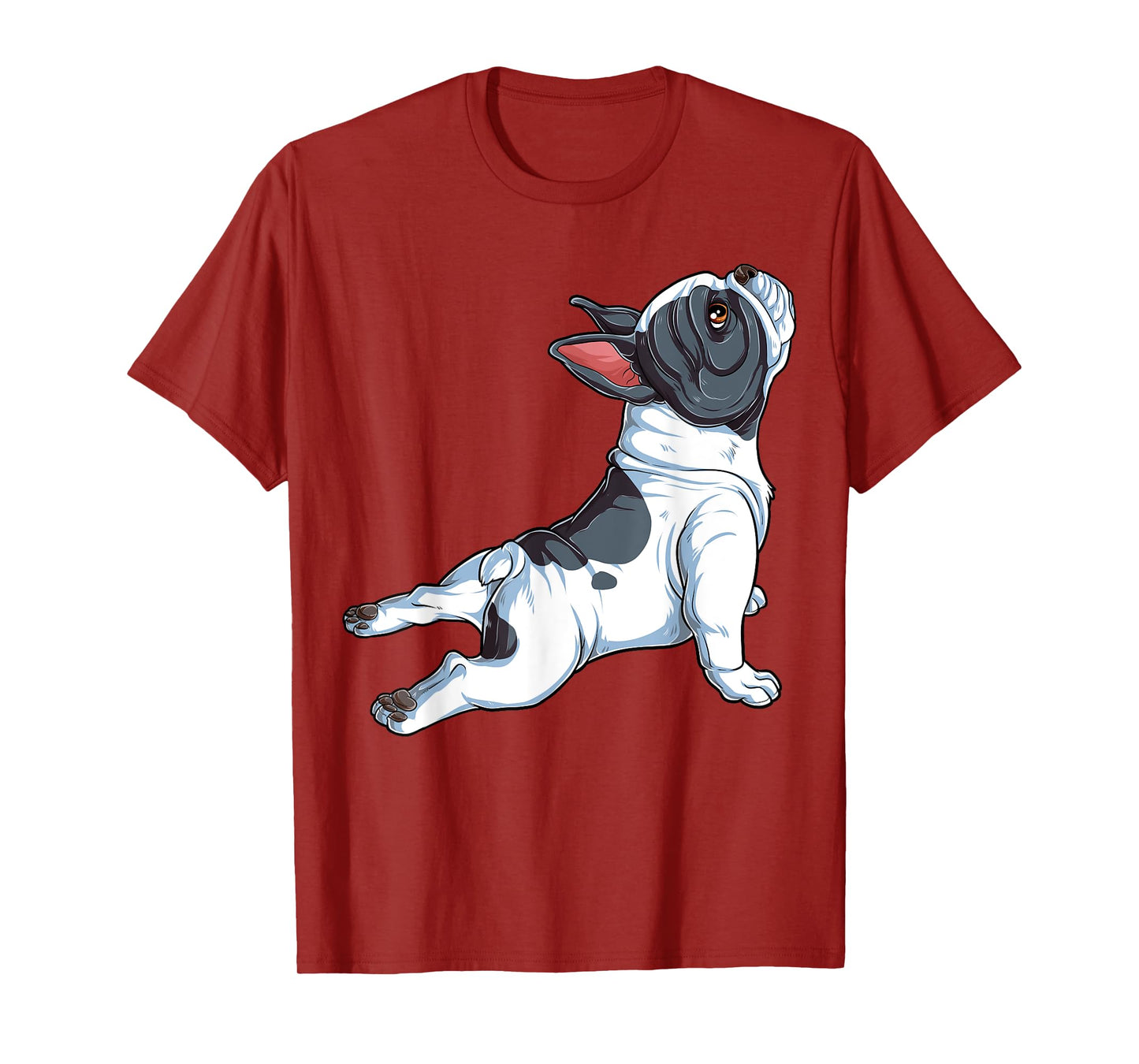 French Bulldog Yoga T shirt Frenchie Namaste Men Funny Gift T-Shirt