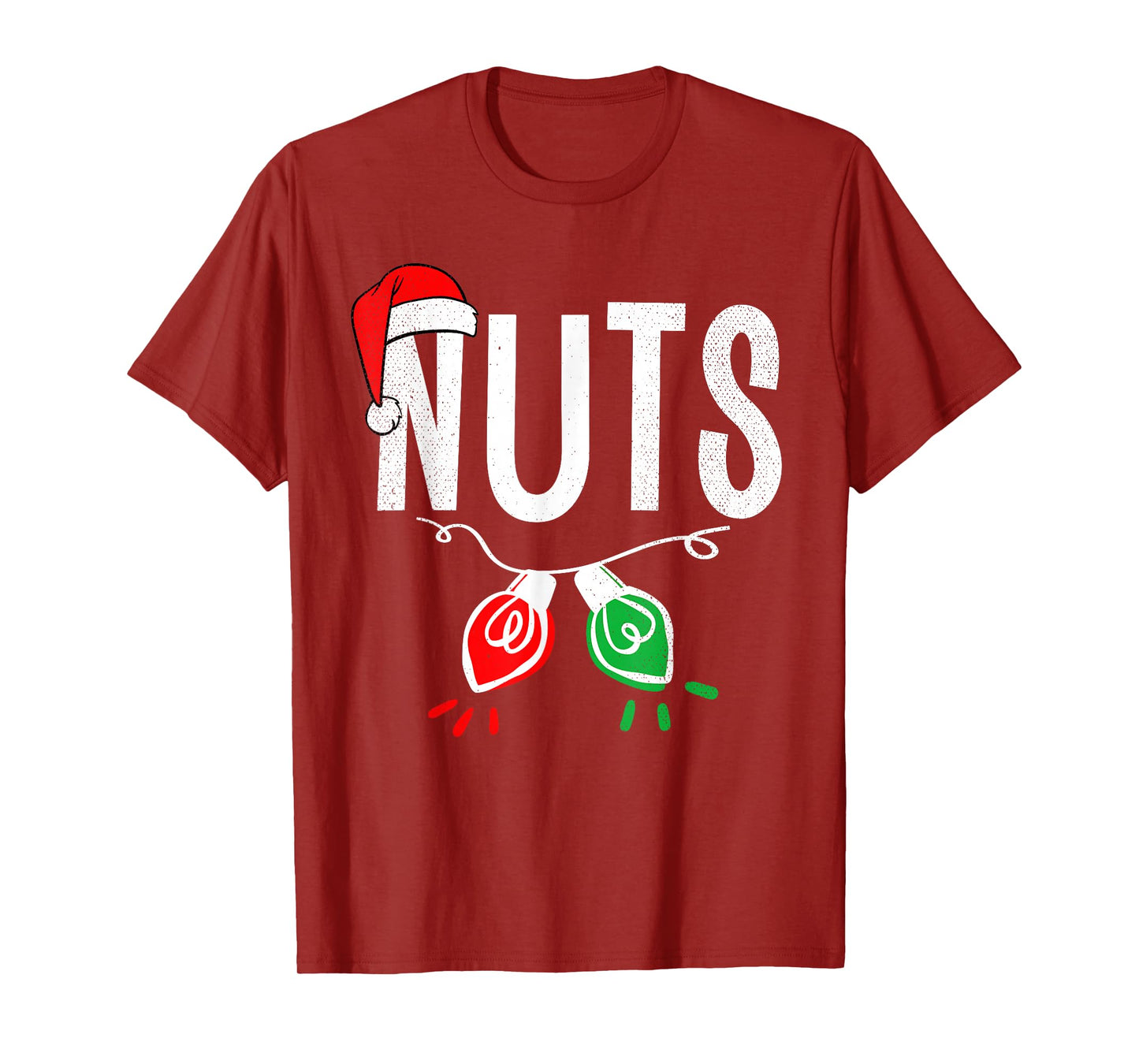 Chest Nuts Matching Chestnuts Funny Christmas Couples Nuts T-Shirt
