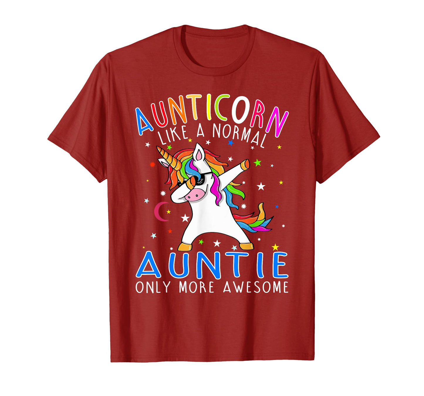 Aunticorn Like An Aunt Only Awesome Dabbing Unicorn T-Shirt