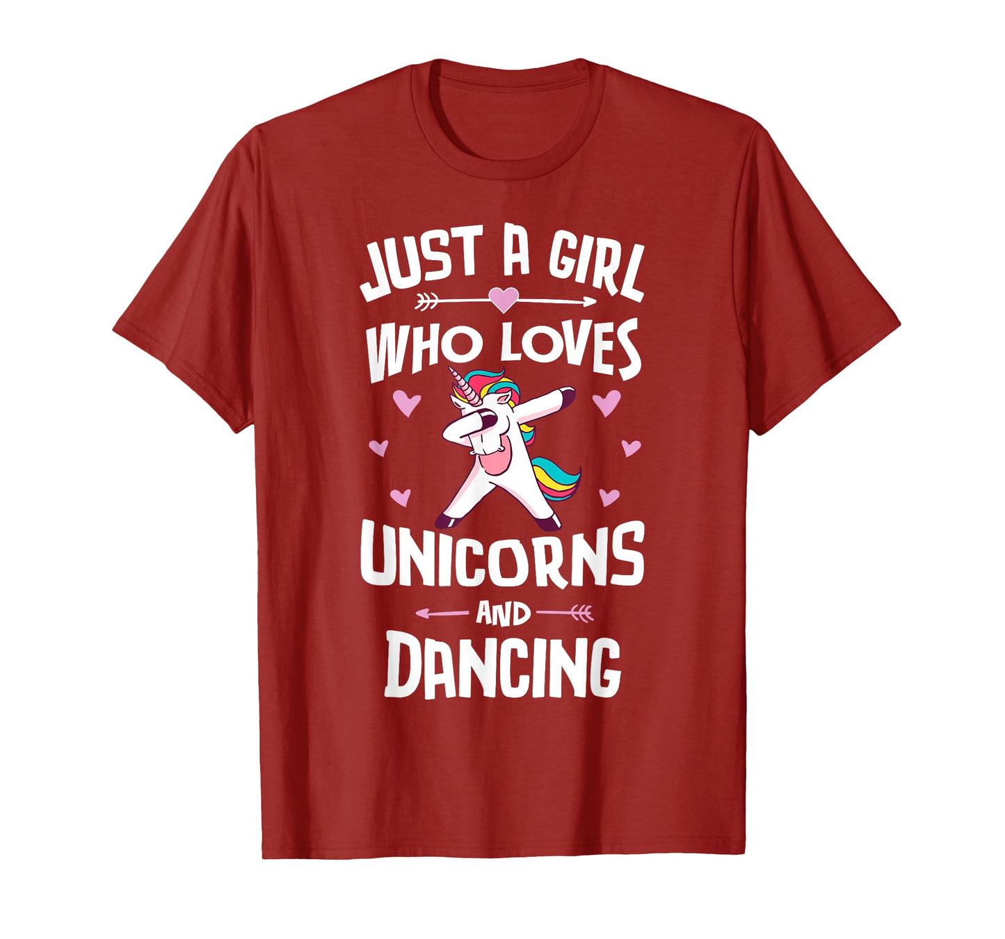 Just A Girl Who Loves Unicorns And Dancing Gift Women T-Shirt