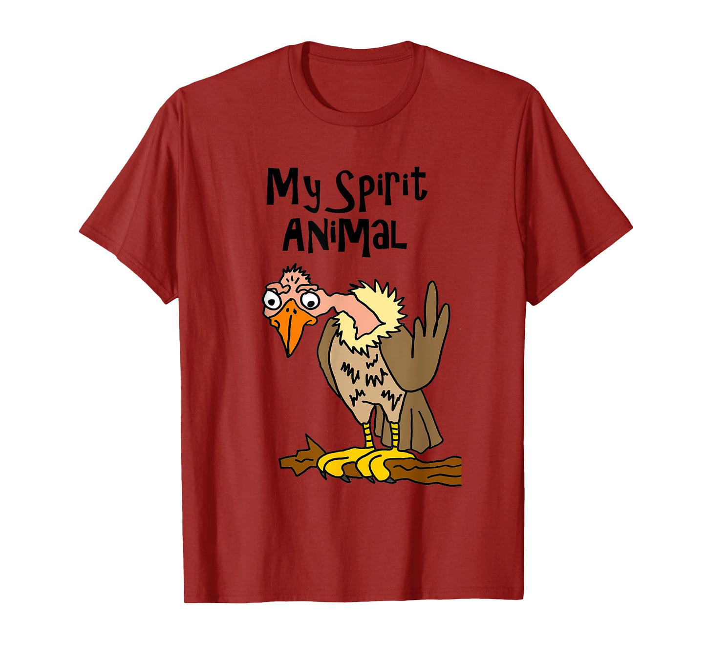 Smilemoretees Funny Old Buzzard Spirit Animal T-Shirt