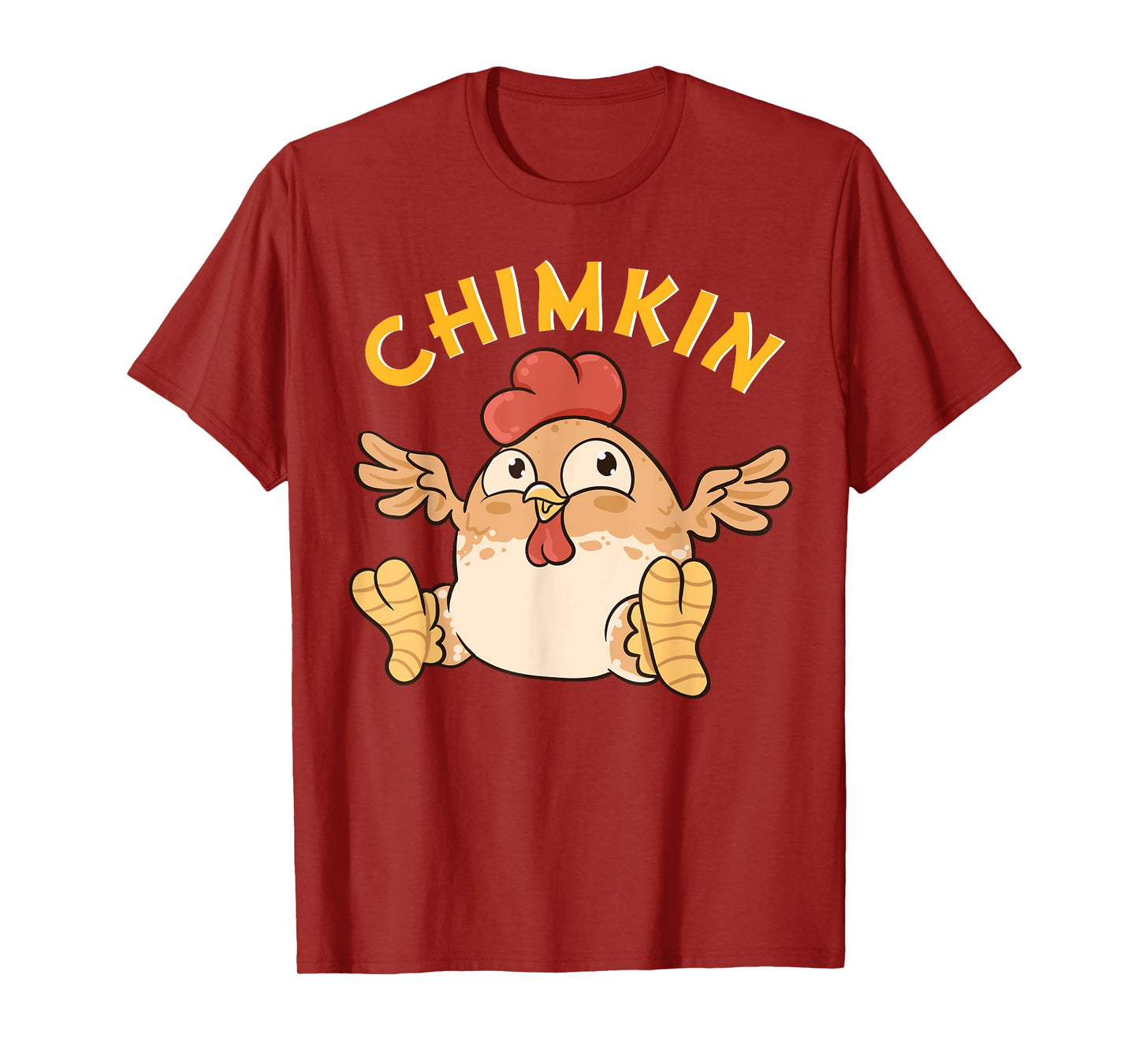 Chimkin | Funny Fat Derpy Chicken Meme Chicken Lover Farmer T-Shirt