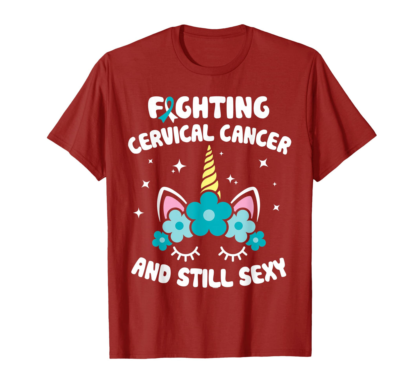 Fighting Cervical Cancer Still Sexy Cervical Cancer Warrior T-Shirt
