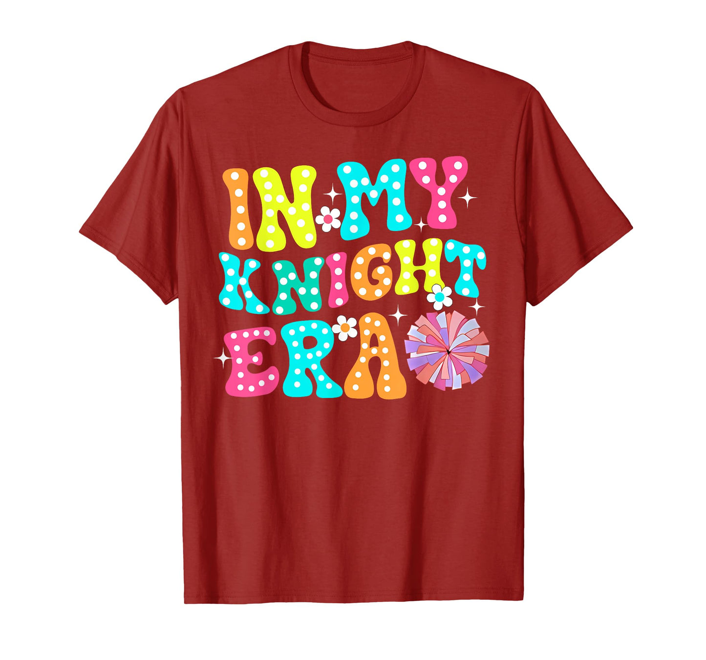 In My Knights Era Back to School Spirit Game Retro Groovy T-Shirt