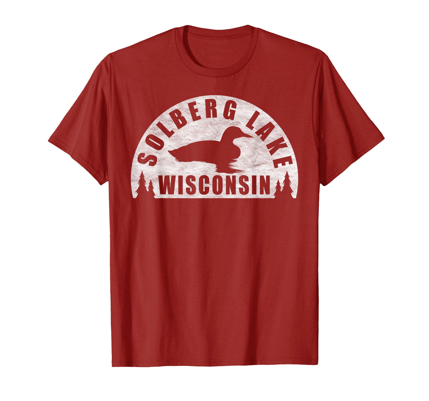 Solberg Lake Northern Wisconsin Loon T-Shirt
