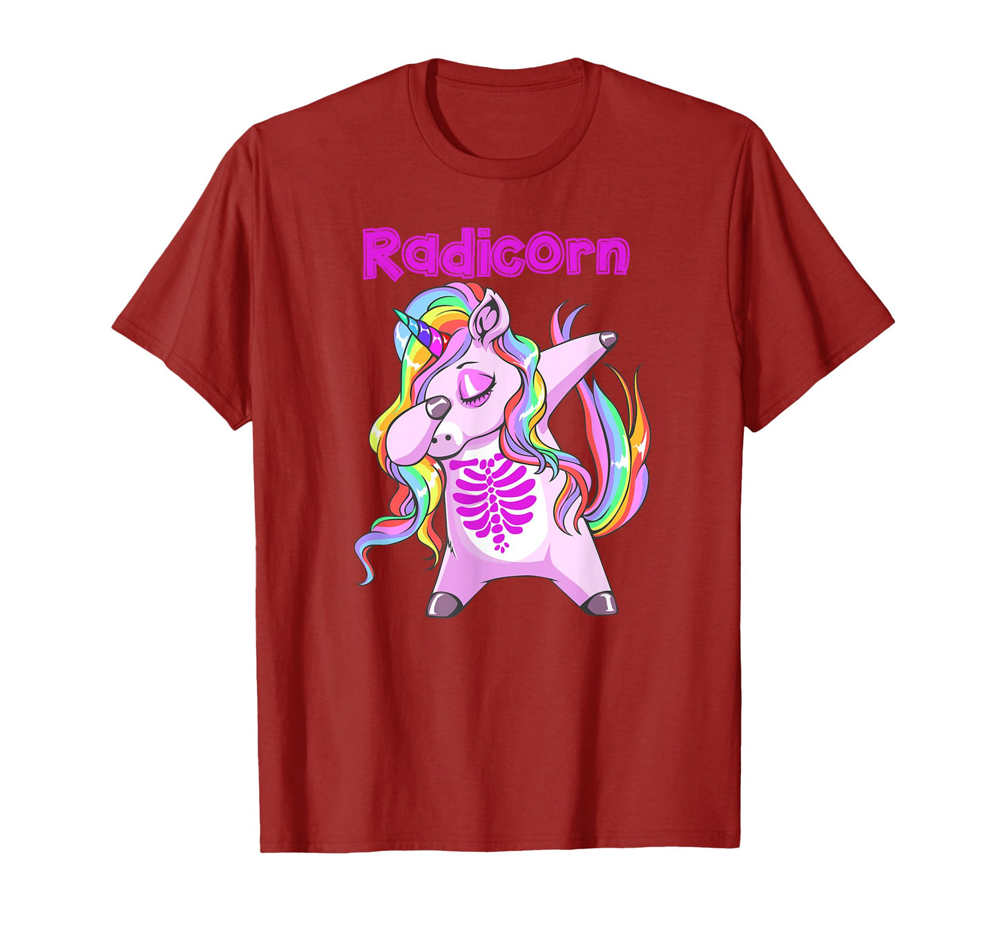 Rad Radiology Tech Dabbing Unicorn Dancing X-Ray Gift T-Shirt