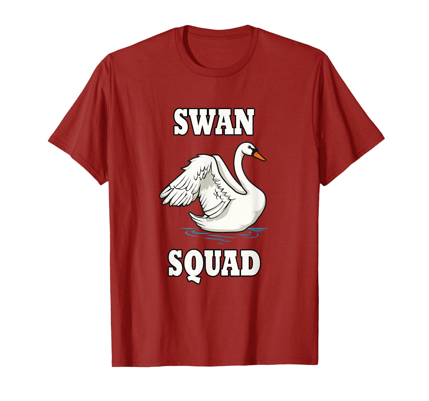 Swan Wildlife Animals Ironic Angry Swans T-Shirt