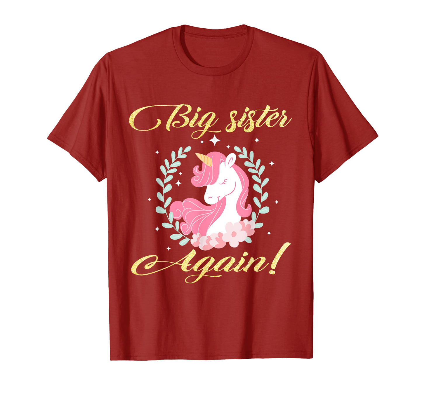 Big Sister Again Unicorn T-Shirt