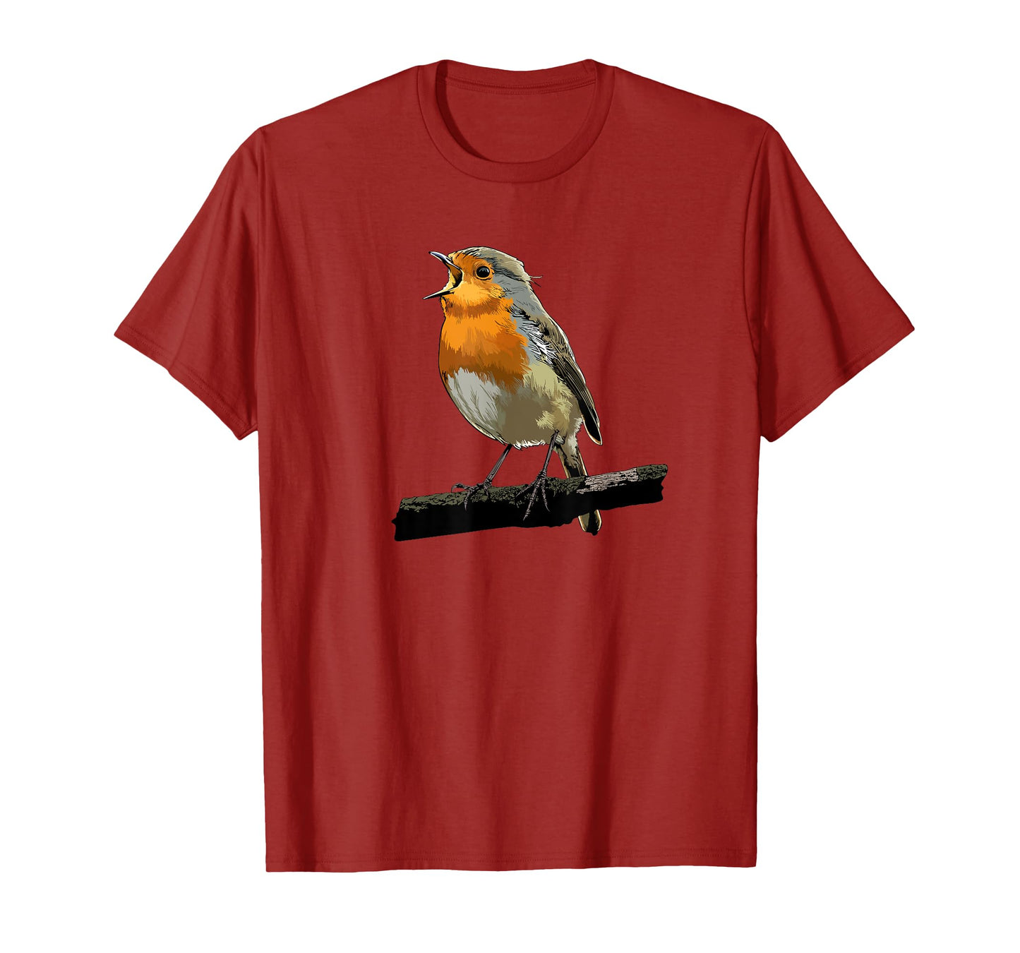 Robin Bird Watching Redbreast Birding Gift T-Shirt